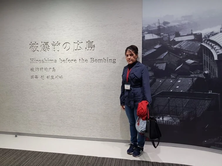 Gisbelys Mituoka. Museo de la Paz de Hiroshima, Japón, 2018.