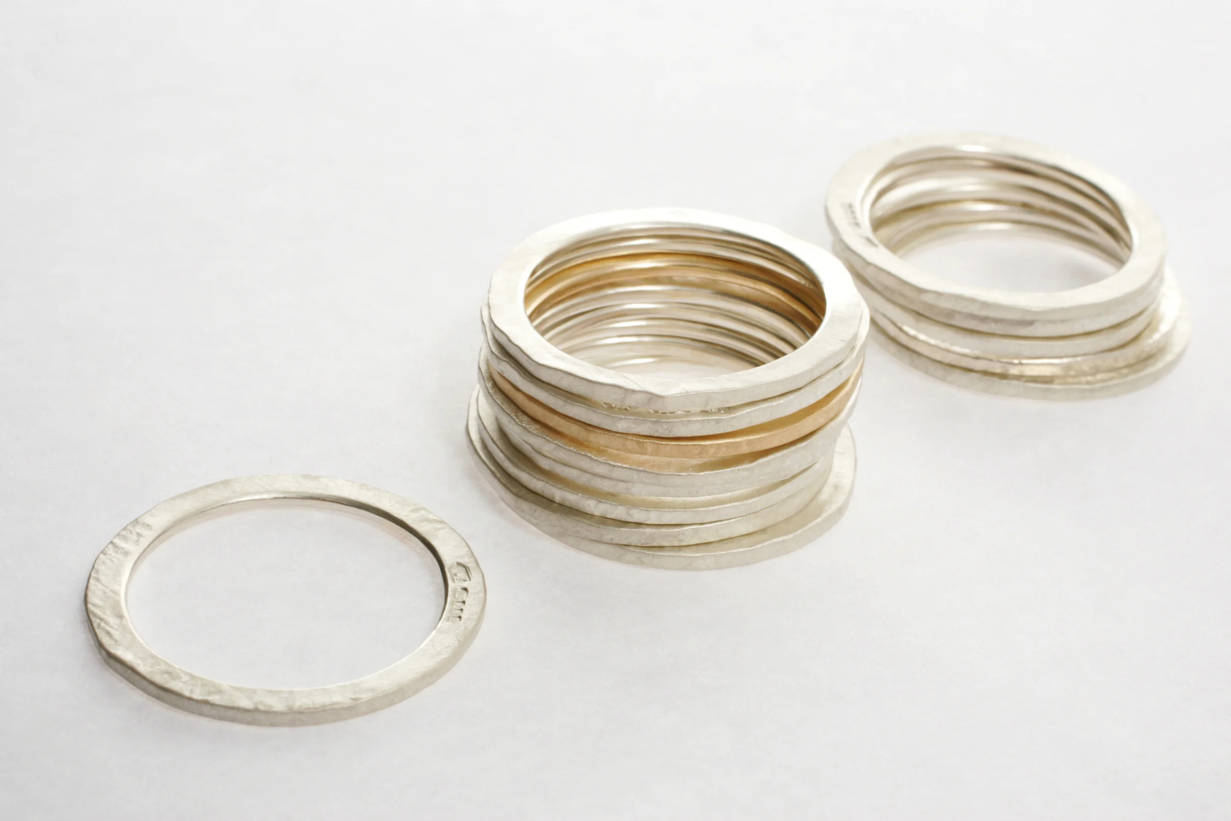Plain Thin Ring Stack
