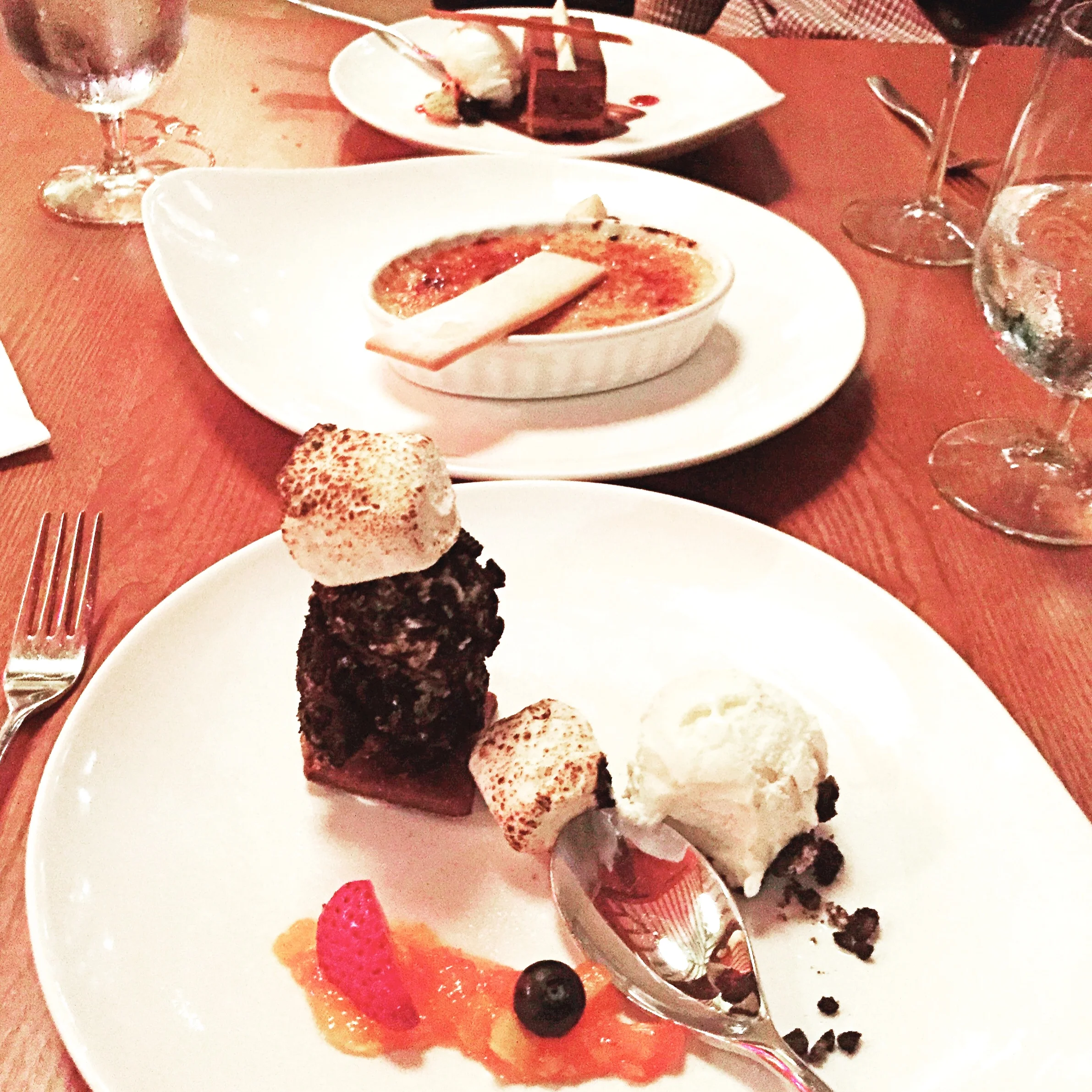 I couldn’t decide which dessert I wanted... so I ordered 3