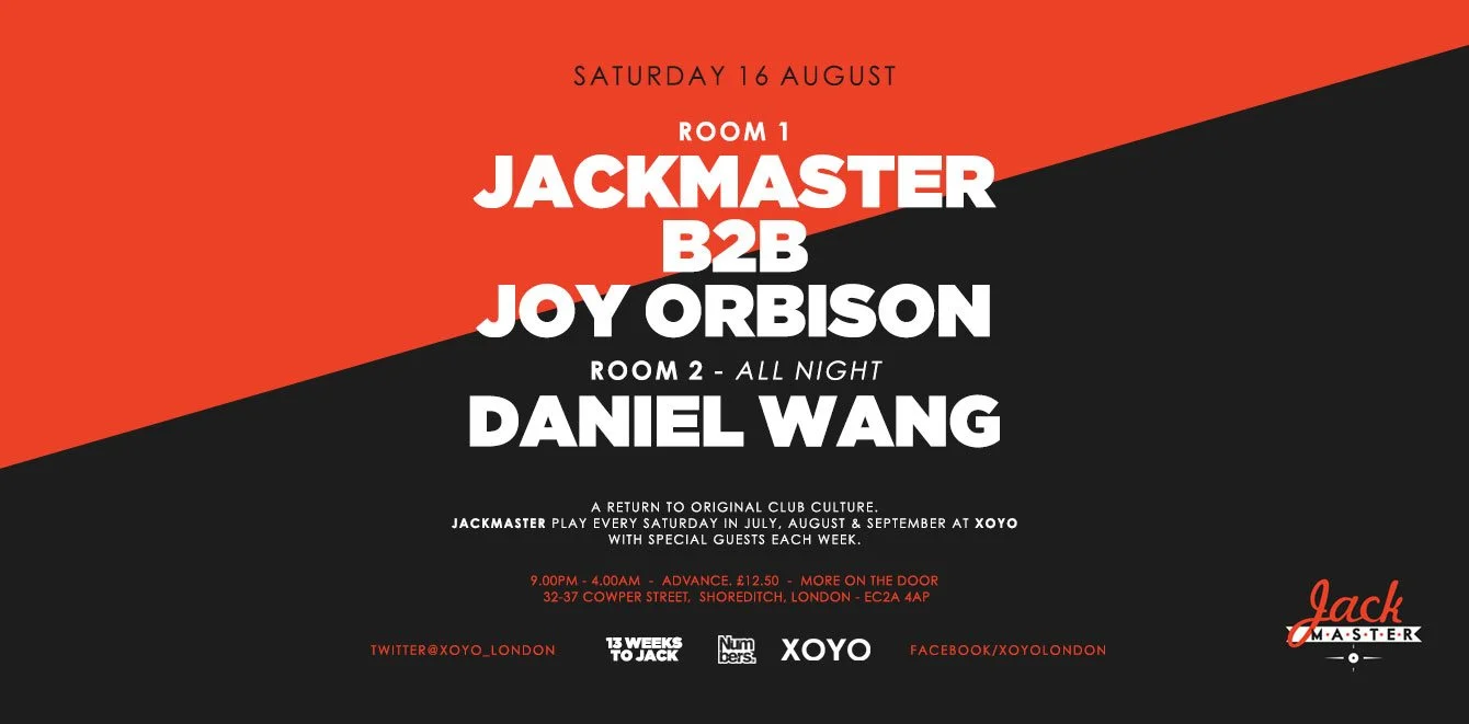 Jackmaster B2B Joy Orbison at XOYO