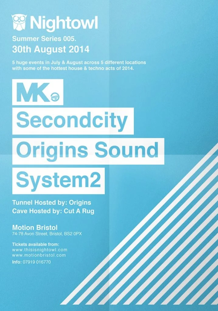 Nightowl SS:005 with MK, Secondcity & More at Motion Skate Park