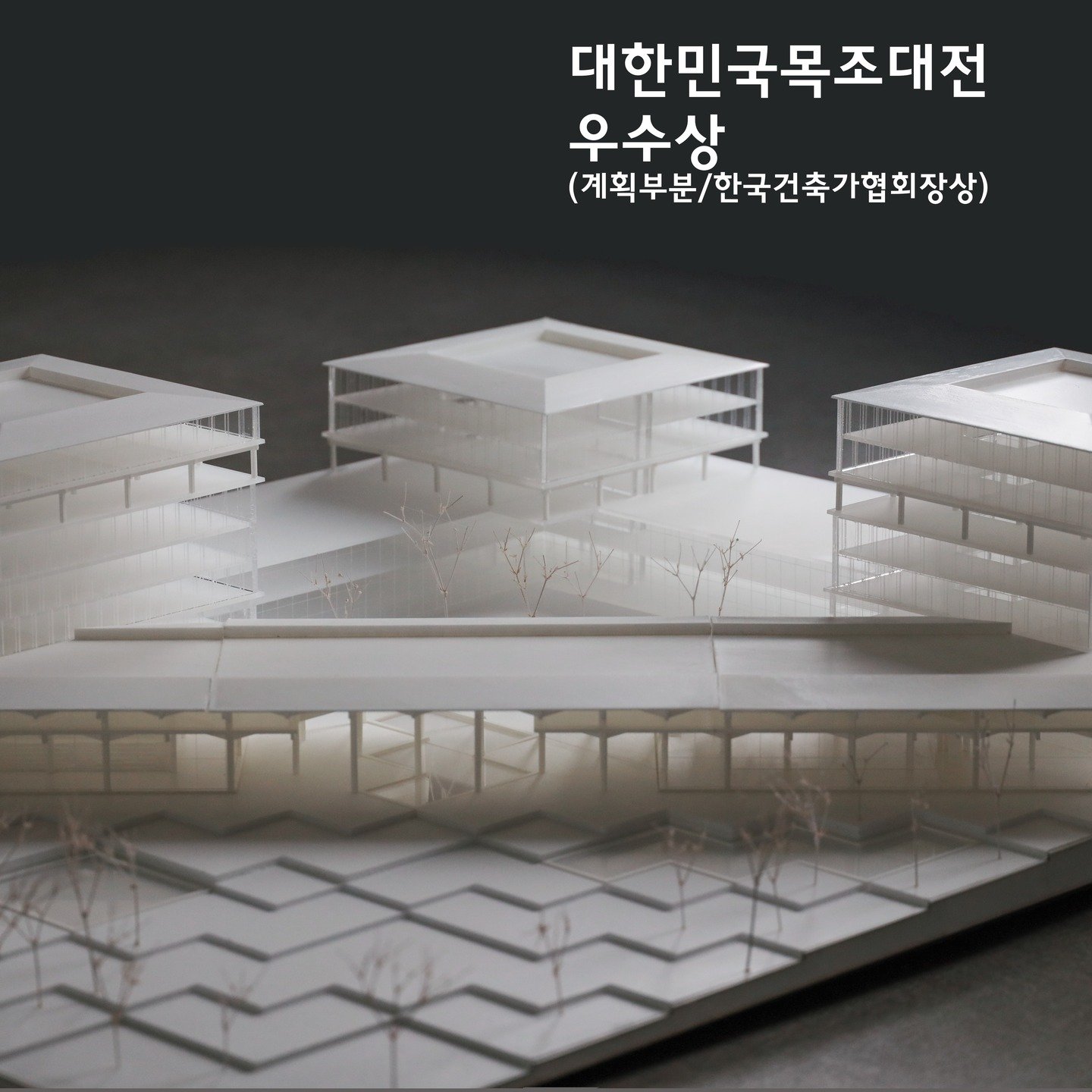 Atelier Chang won the Excellence Award from the Korea Wood Design Award for the unbuilt Soorimjae. 
Dreaming of the day when Korean construction will need more ambitious timber projects..... 

대한민국 목조건축대전 계획부분에서 우수상 수상. 언젠가 목조가 상용화 되서 이런 구조도 거침없이 지을 