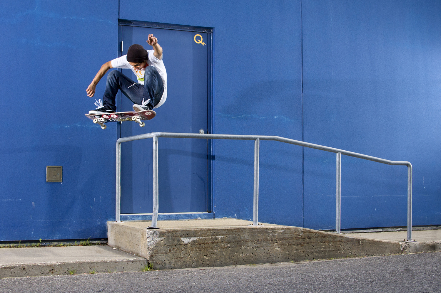 Brandon Delbianco, Frontside 180, Quebec City, QC 2010