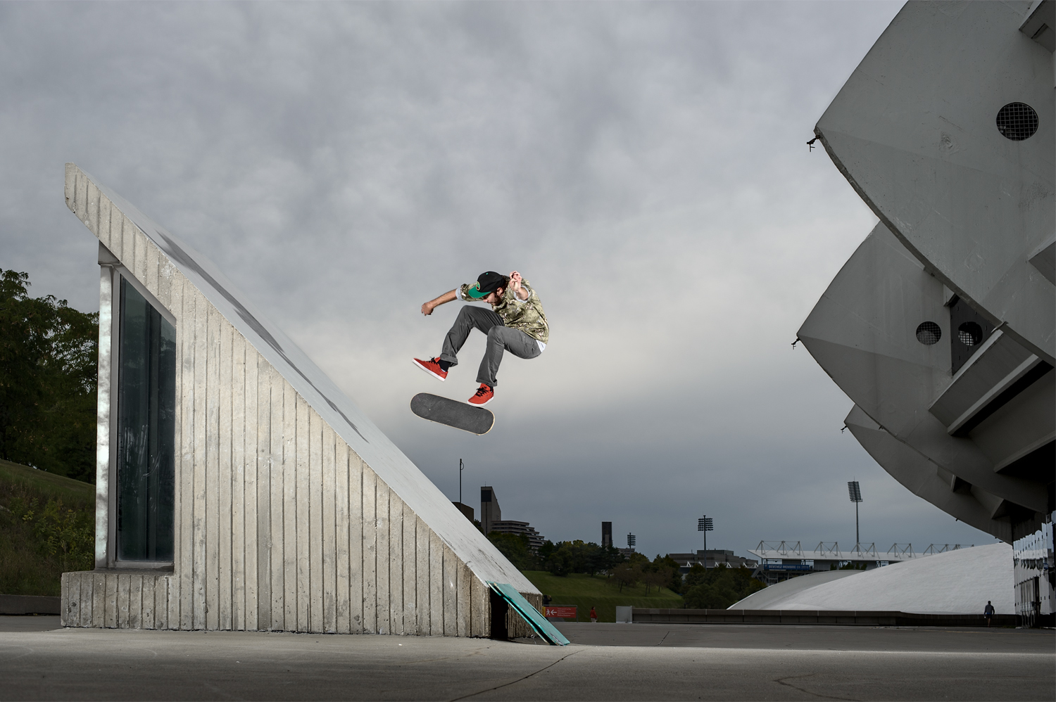 Paul Shier, Kickflip Fakie, Montreal, QC 2013