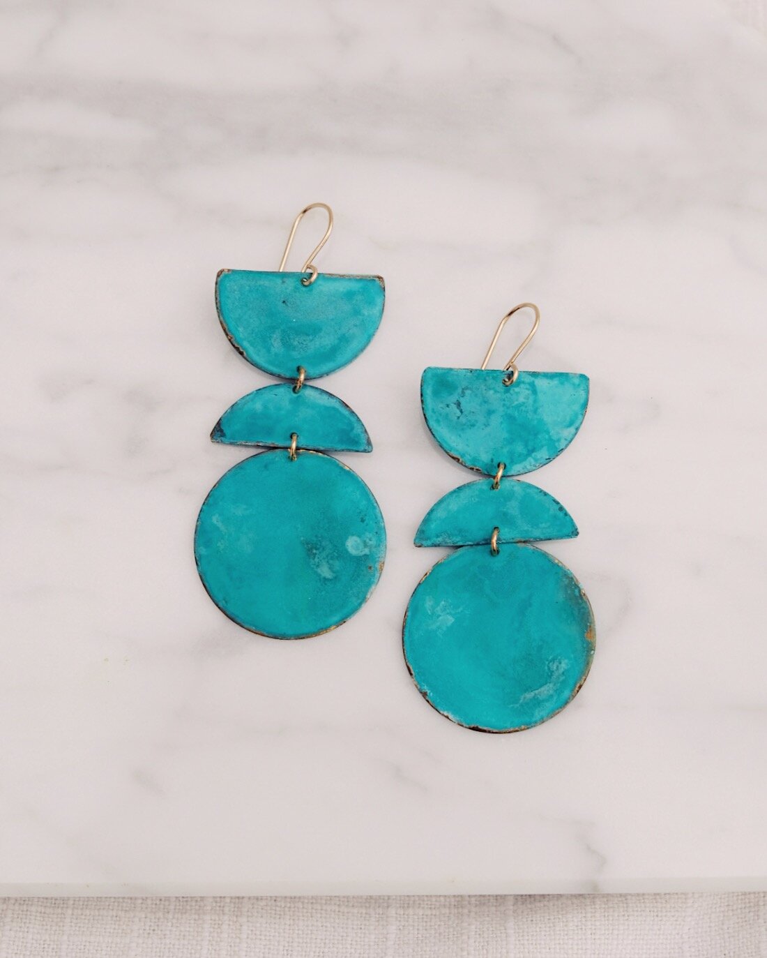 Patina Shapes Earrings 5