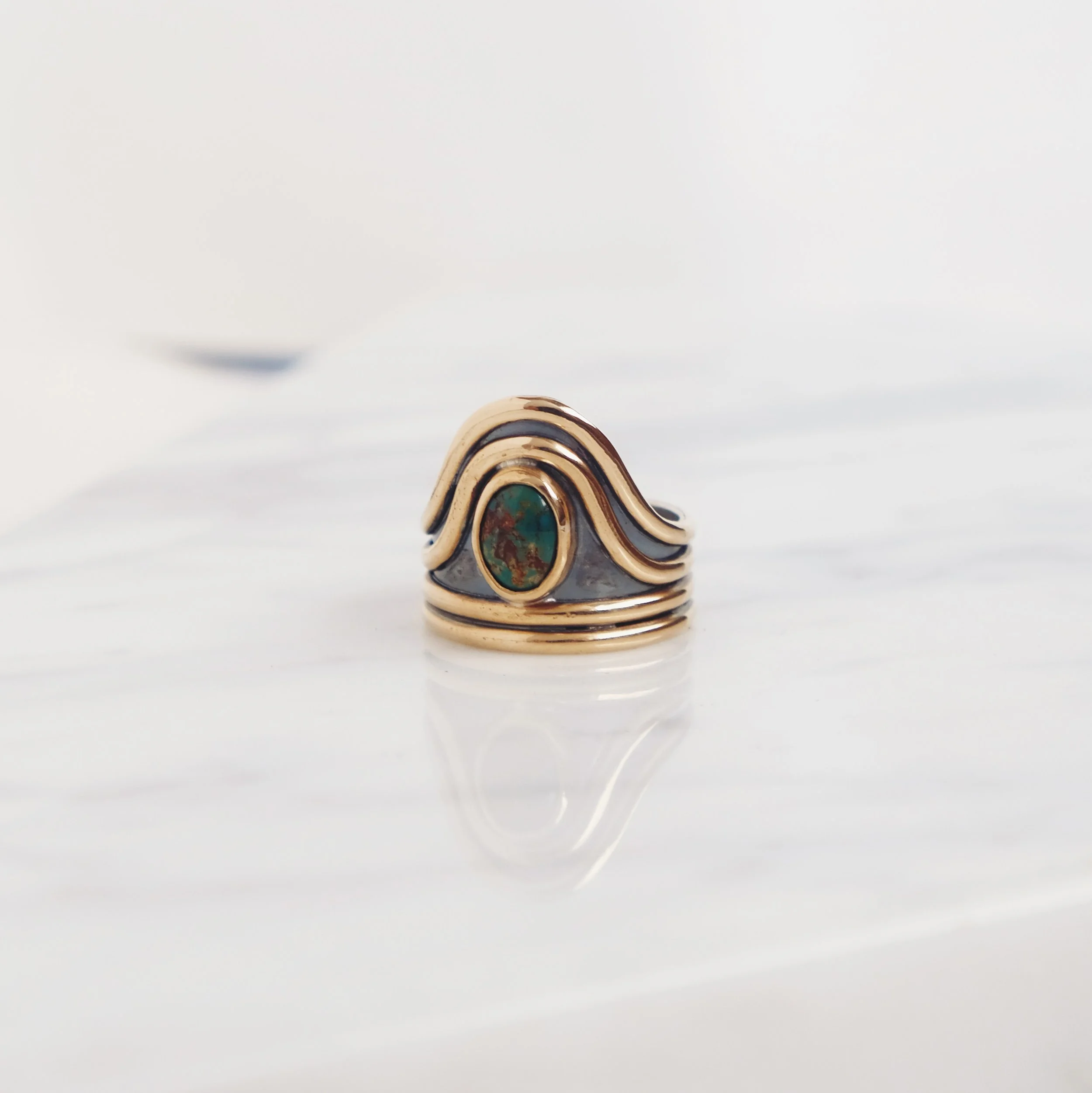 Echo Statement Ring II, Hubei Size 8.75