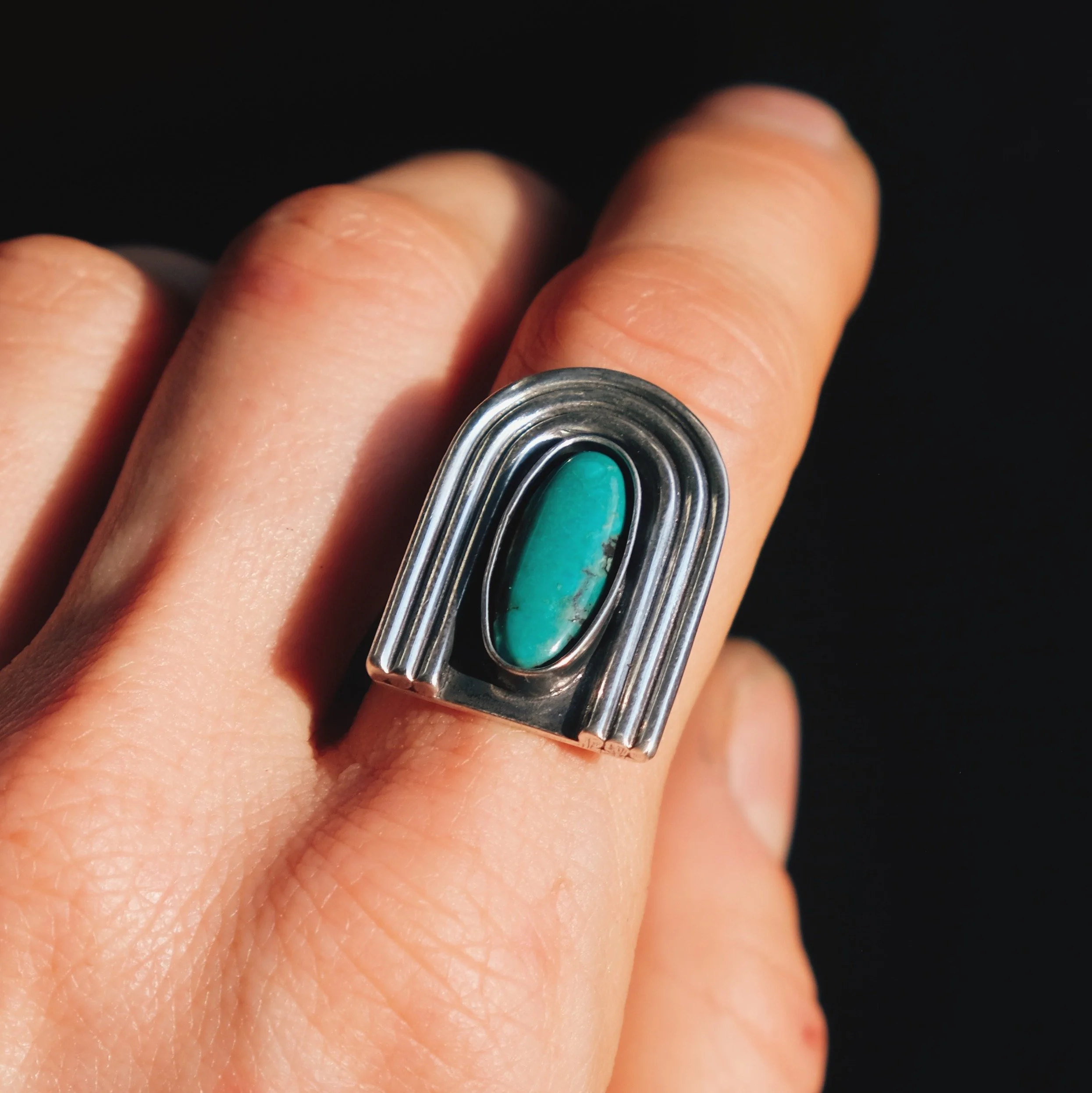 Portal Ring II, Silver + Carico Lake