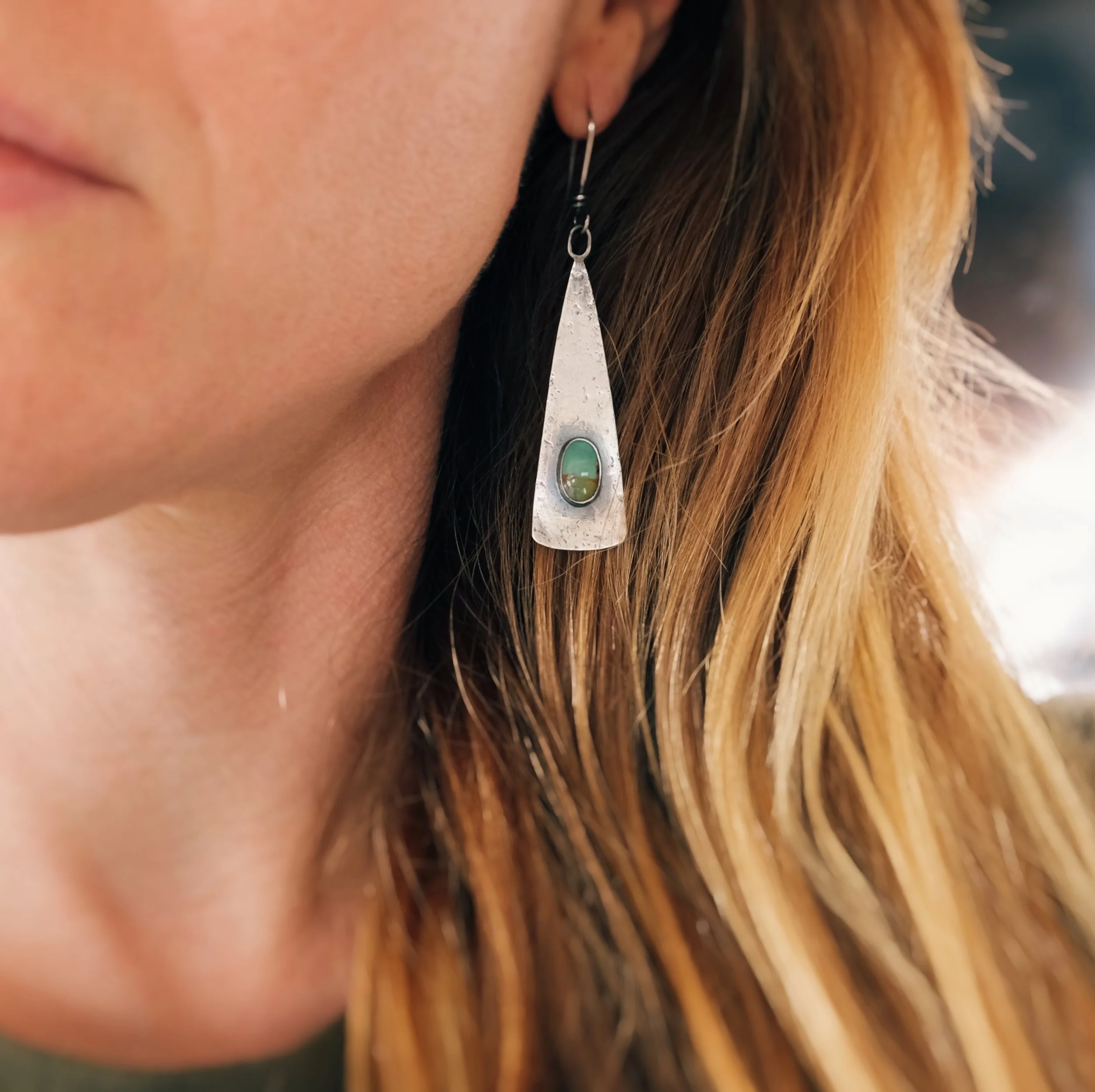 Ray Earrings in Silver + Sonoran