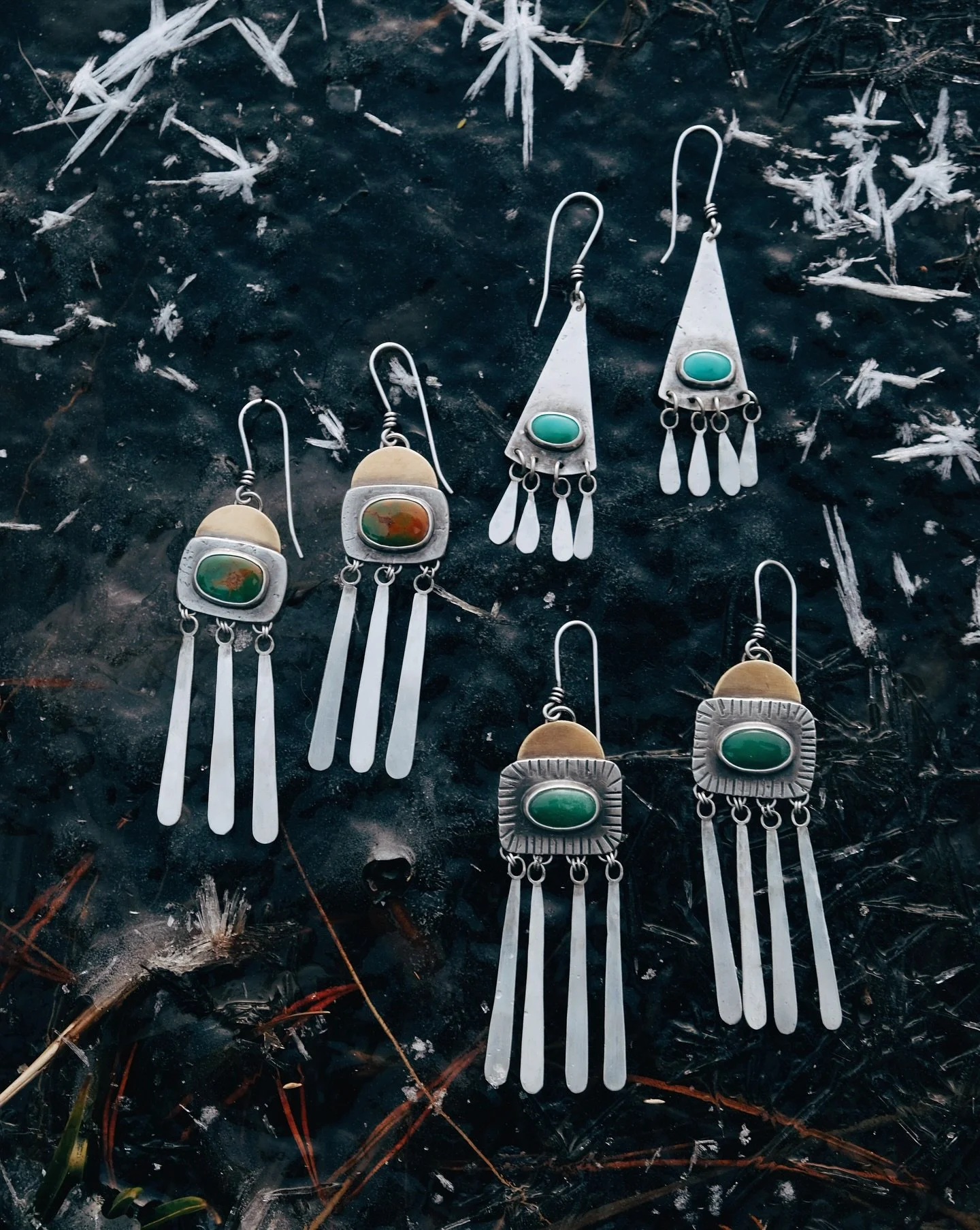 Works inspired by the rising sun, as its warmth and rays become a beacon in the colder winter months.
 
I&rsquo;ve struggled with winter. Sometimes it takes hours for my toes to warm back up, but I love the beauty. I find the tension between wanting 