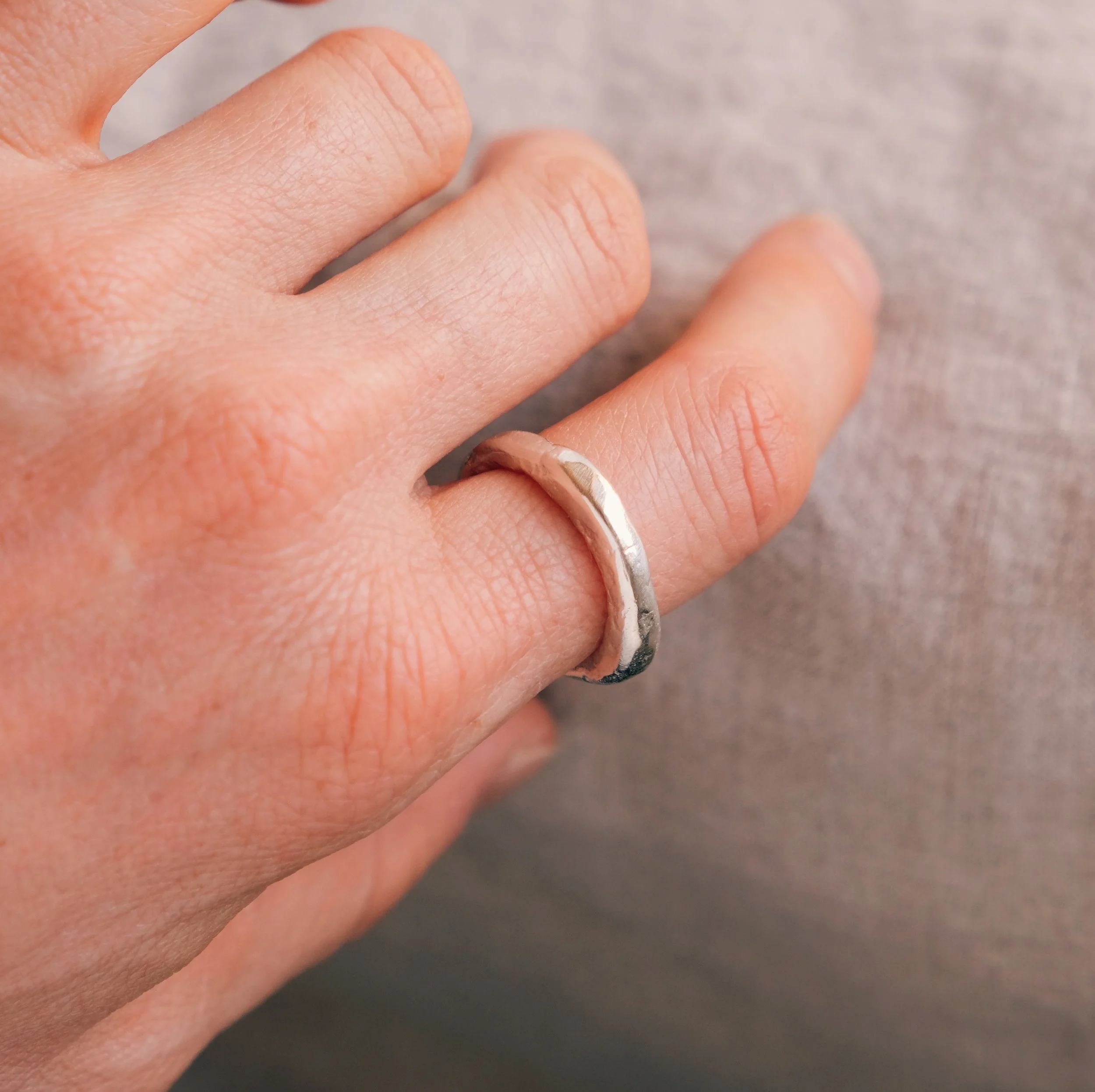 Recycled Sterling Silver Ring no2