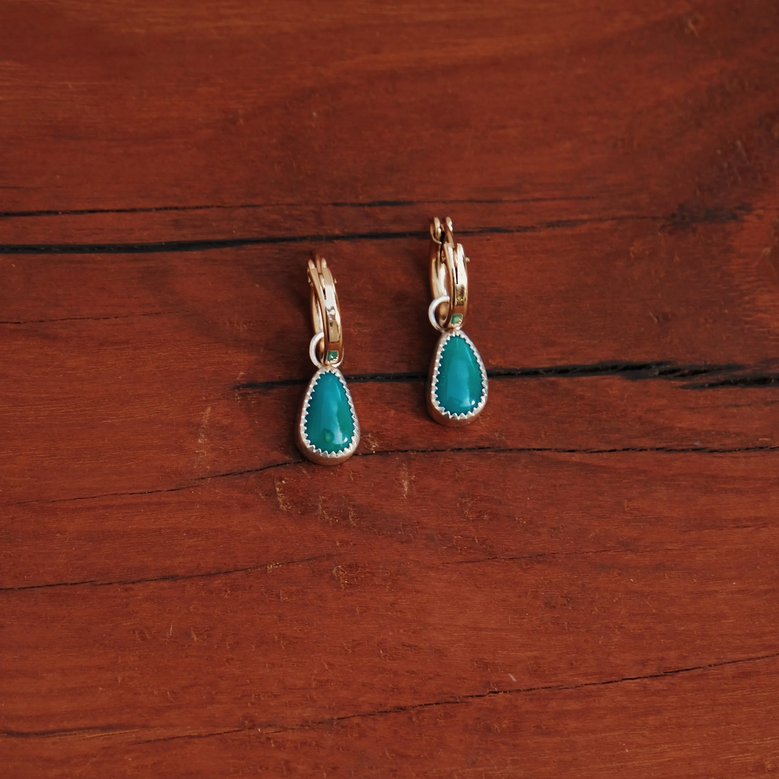 Gold Mini Hoops + Sonoran