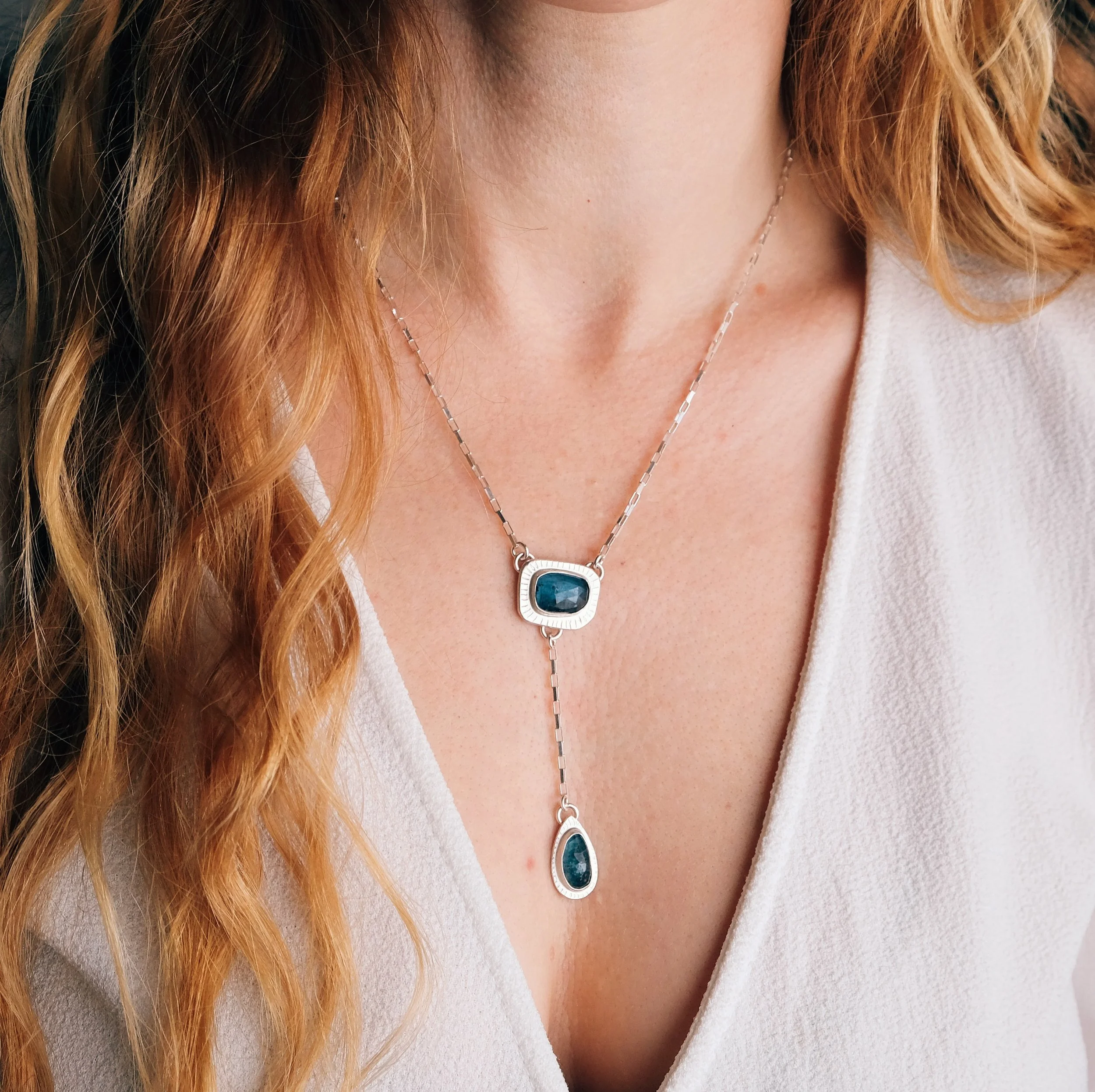 Kyanite Drip Necklace