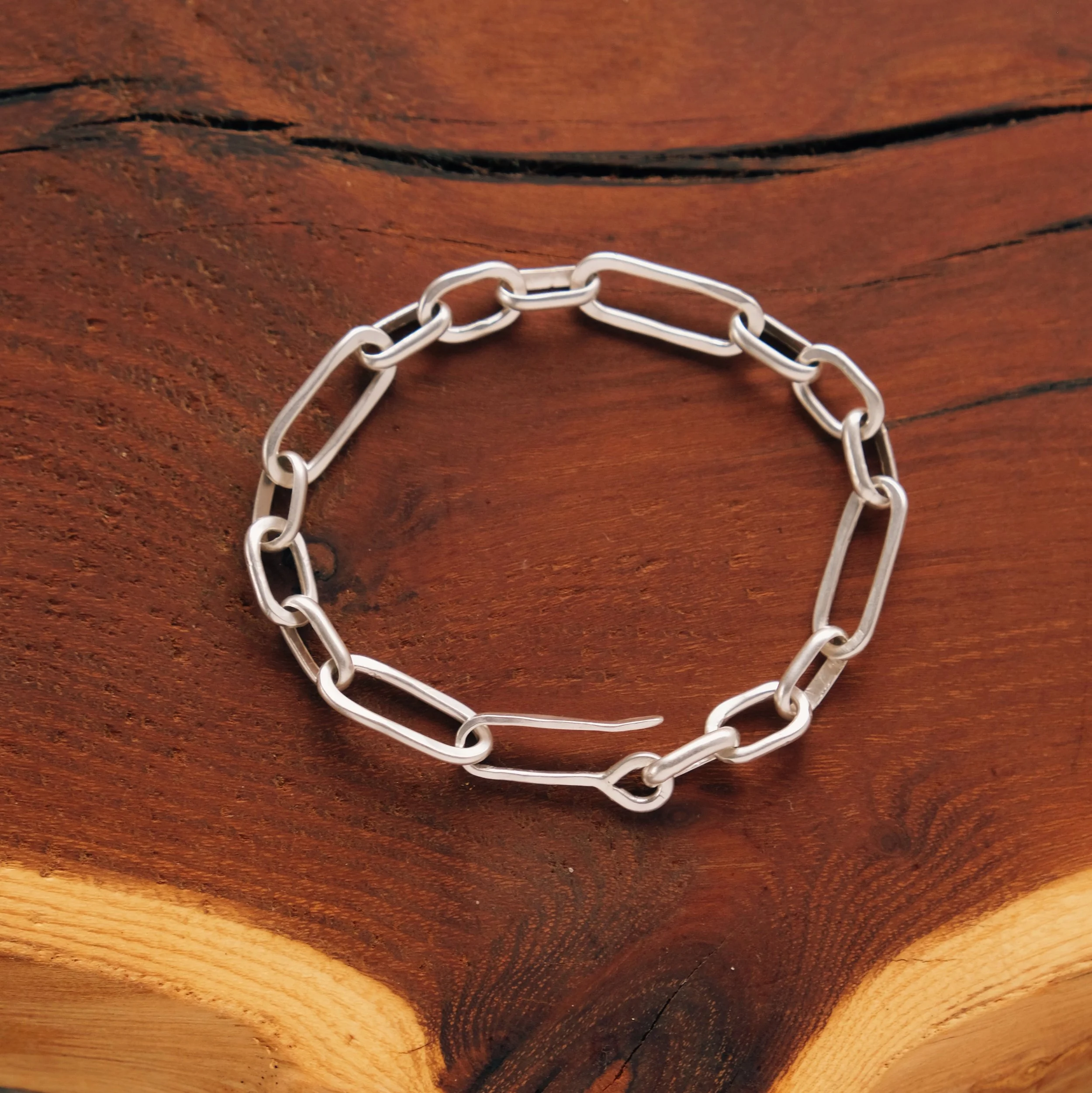 Handmade Silver Link Bracelet