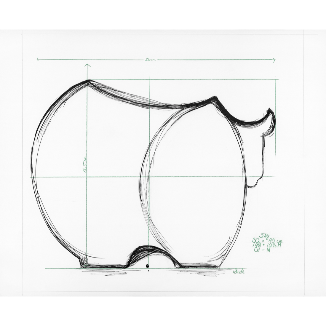 Bull Study Archival Print