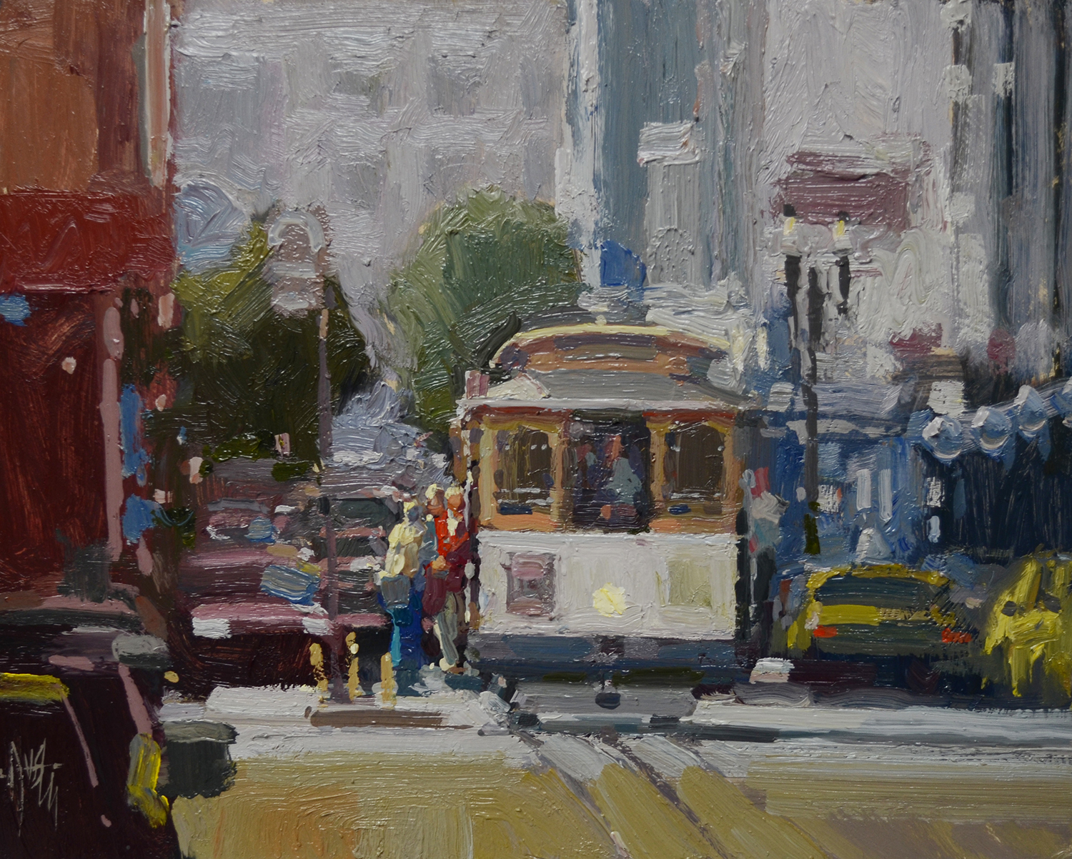 KEN AUSTER - learn how to paint with color and bold brushstrokes in oils. His painterly style is easier to learn than you think! Come join his online self-study art workshop. Click to discover more!