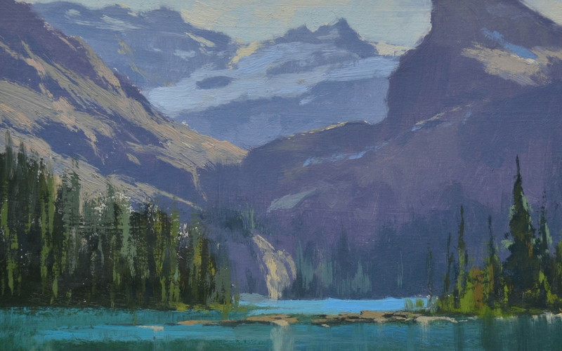 How To Paint Better Values In Mountains