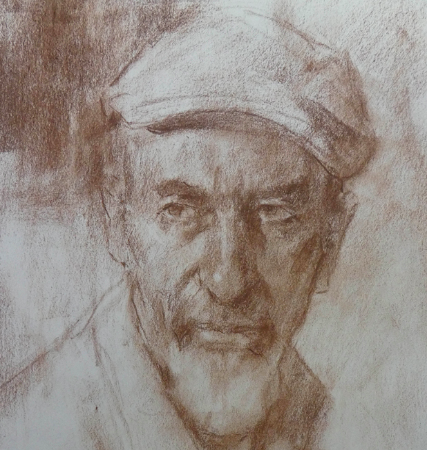 A guide to structured, expressive portrait drawings with Ned Mueller