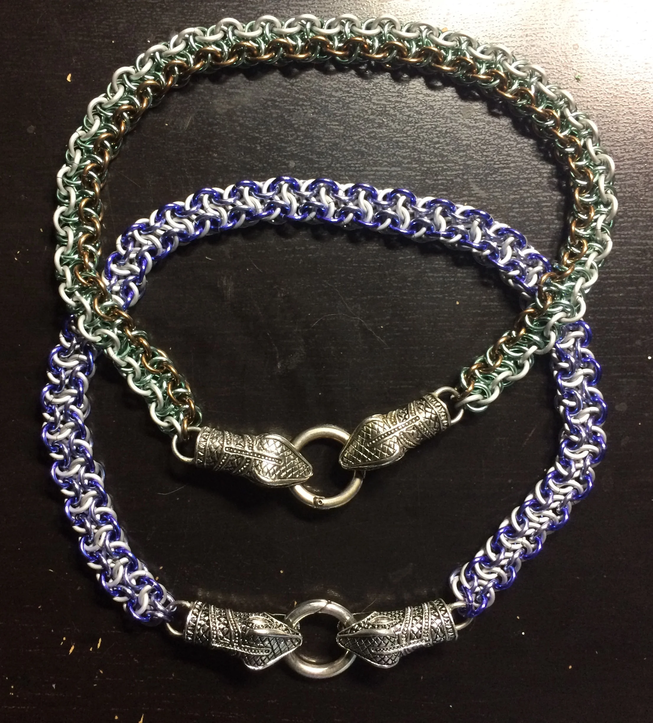 Snake Head Clasp Necklaces