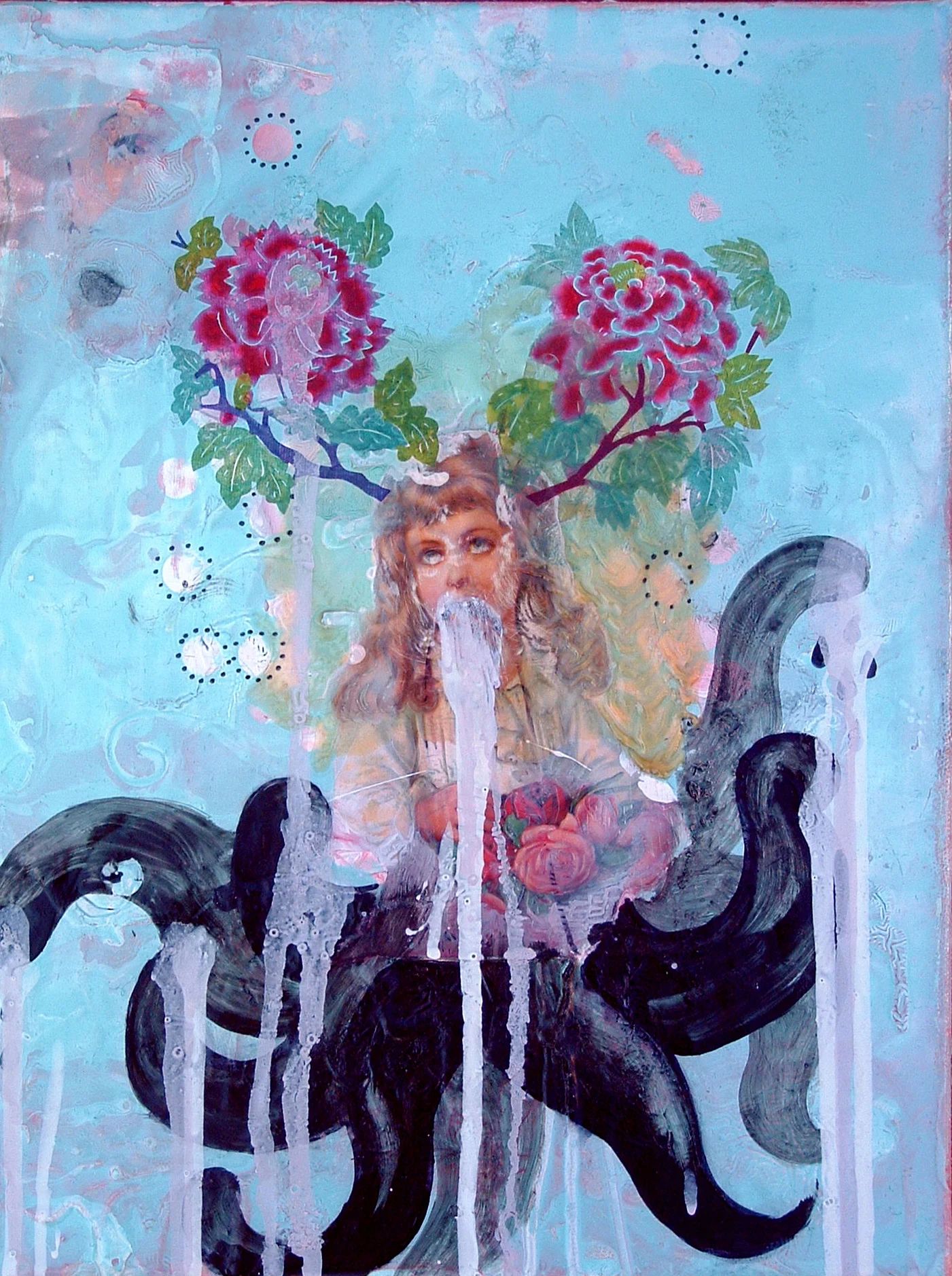 Pulp fiction, mixed media on canvas, 40x30cm, 2007, sold (Copy)