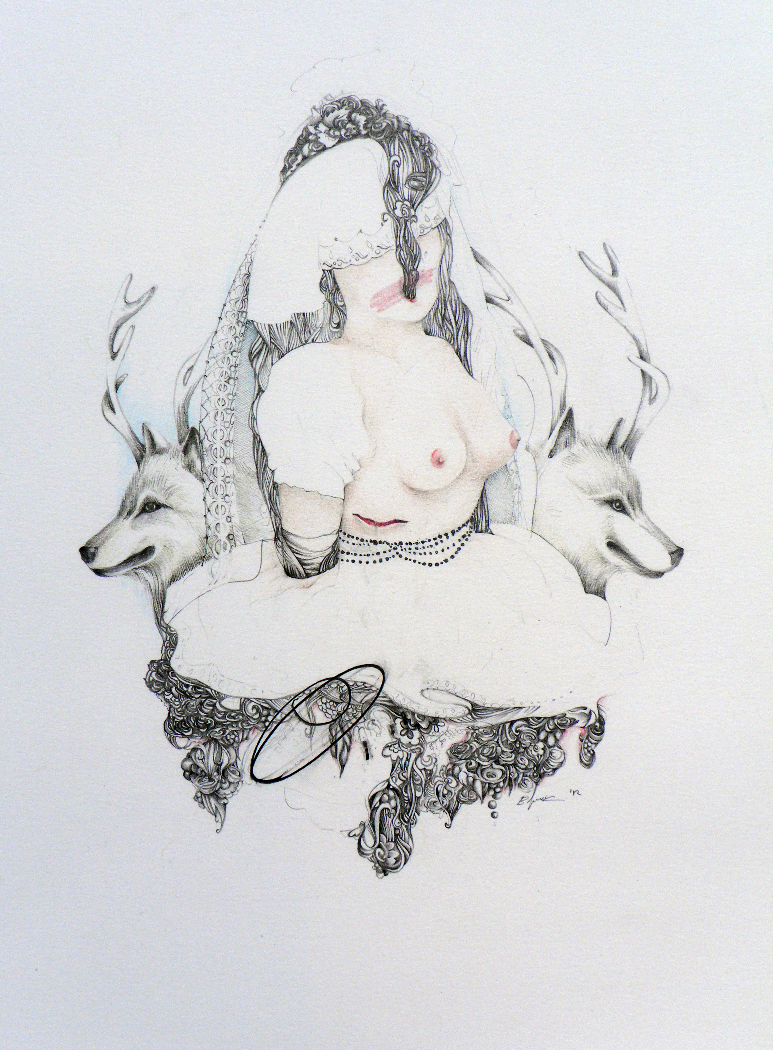 'Is this all you have', pencil on paper,50x70, 2012 (Copy)