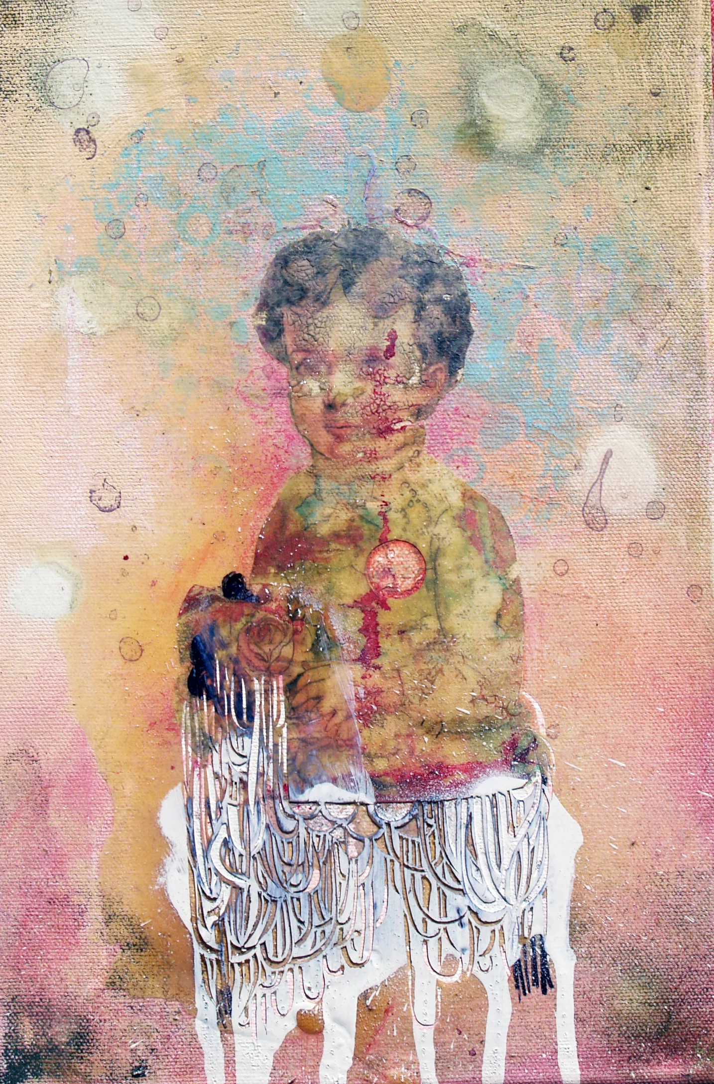 'Boy', Oilpaint, varnish on canvas 33x21,5cm (Copy)