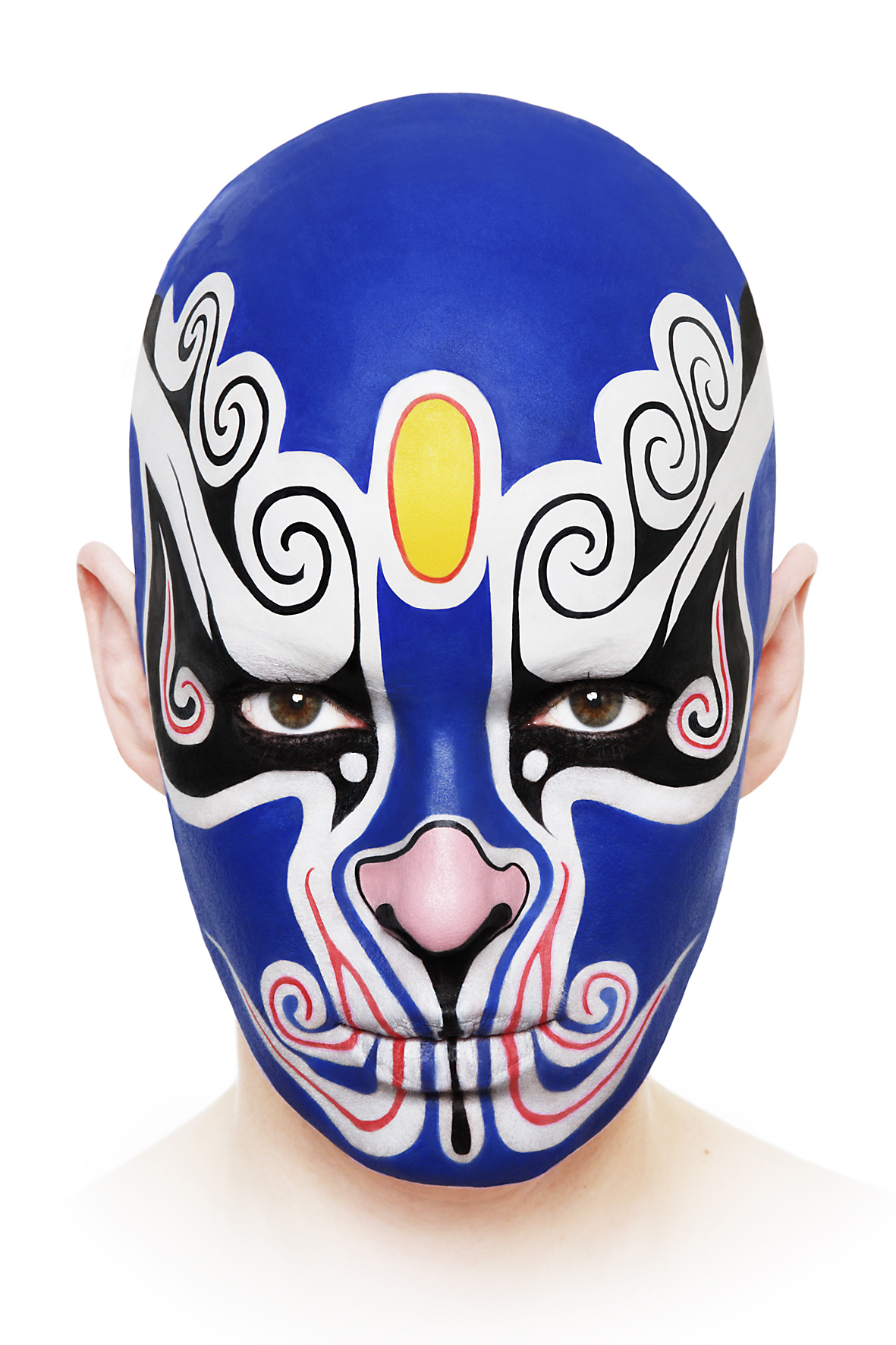 Geiles Globales Gesicht #6 , Self-portrait, 2008/2009