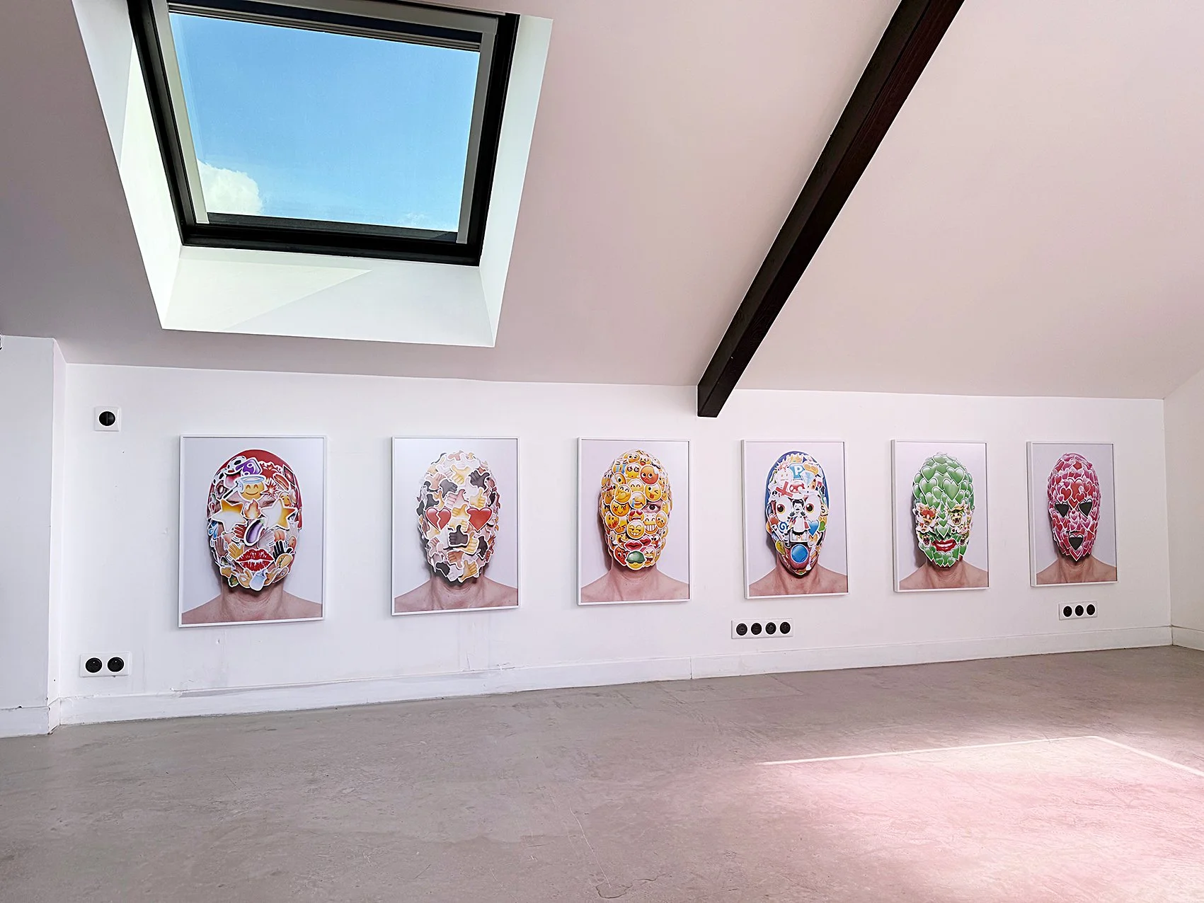 Installation view PODADA studio visit, Argenteuil, France, 2025 