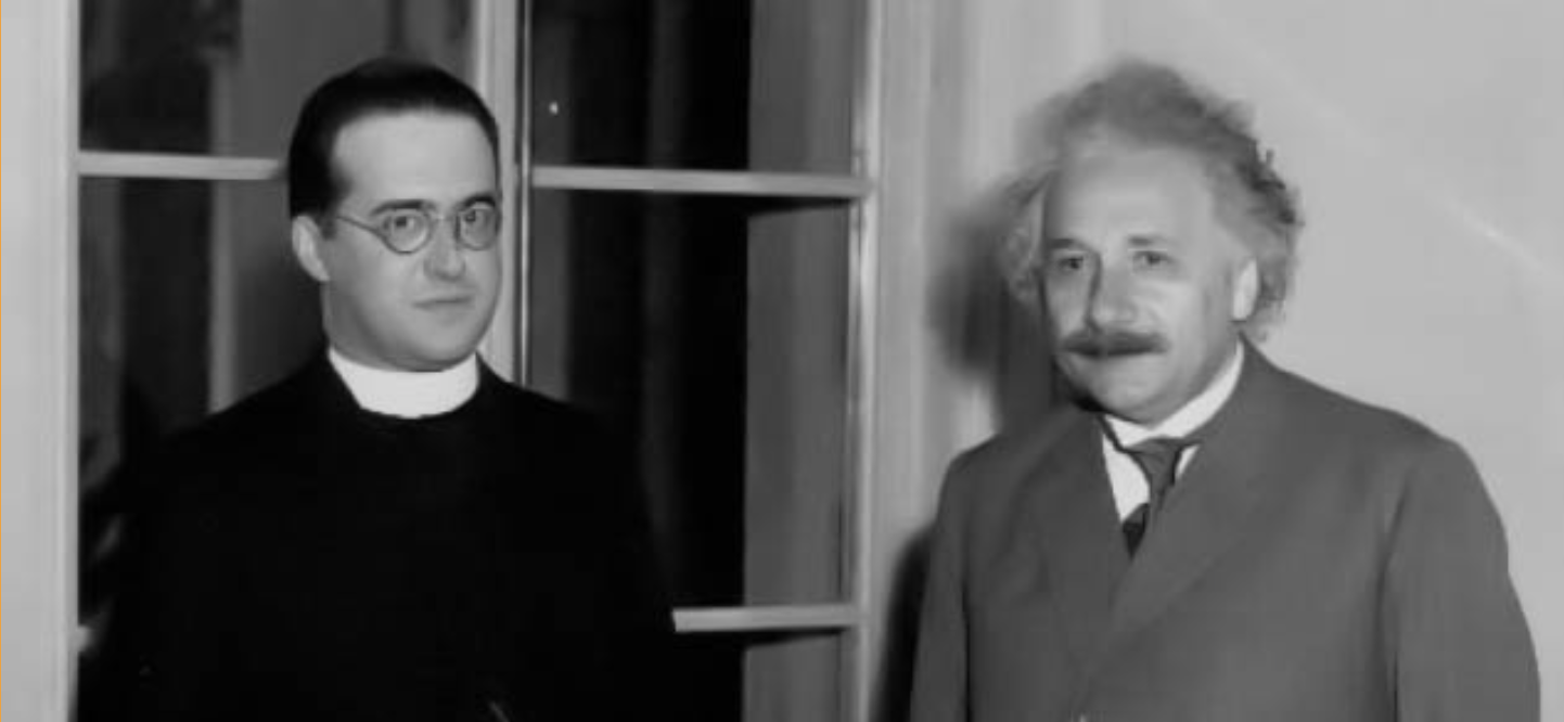 Mons. Georges Lemaitre &amp; Albert Einstein