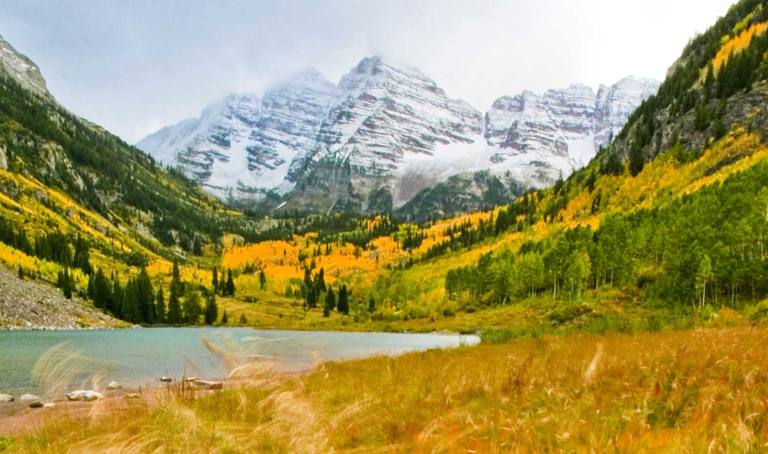 The "most photographed mountains in North America" shine their brightest in the fall. That's when a stand of aspens at their base turns bright yellow blanketing their feet. Get up there now. But beware, it's also the most popular time to visit the Maroon Bells. Either ride your bike or take the shuttle, which runs from Aspen Highlands from 8 a.m. to 5 p.m. daily, for $8. After hours, guests can drive their own vehicles up as well. 