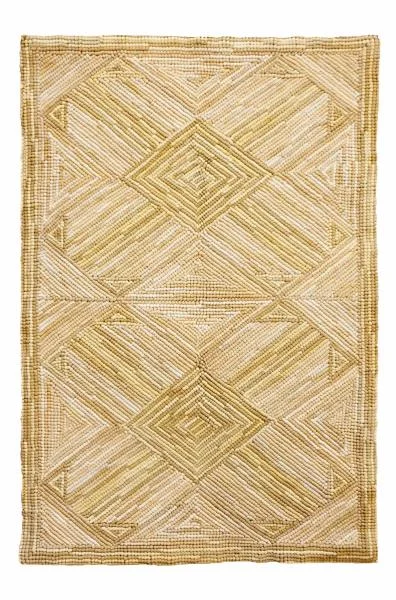 Cross bow cotton rug 