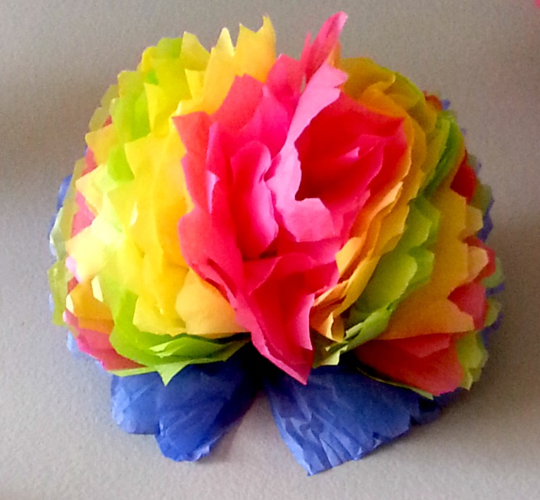 Fiesta Flower Tutorial - Make Your Own Tissue Paper Flowers - Sunshine  Parties