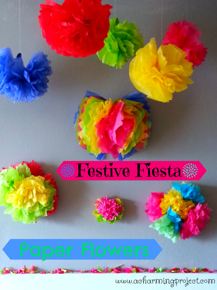 Fiesta Flower Tutorial - Make Your Own Tissue Paper Flowers