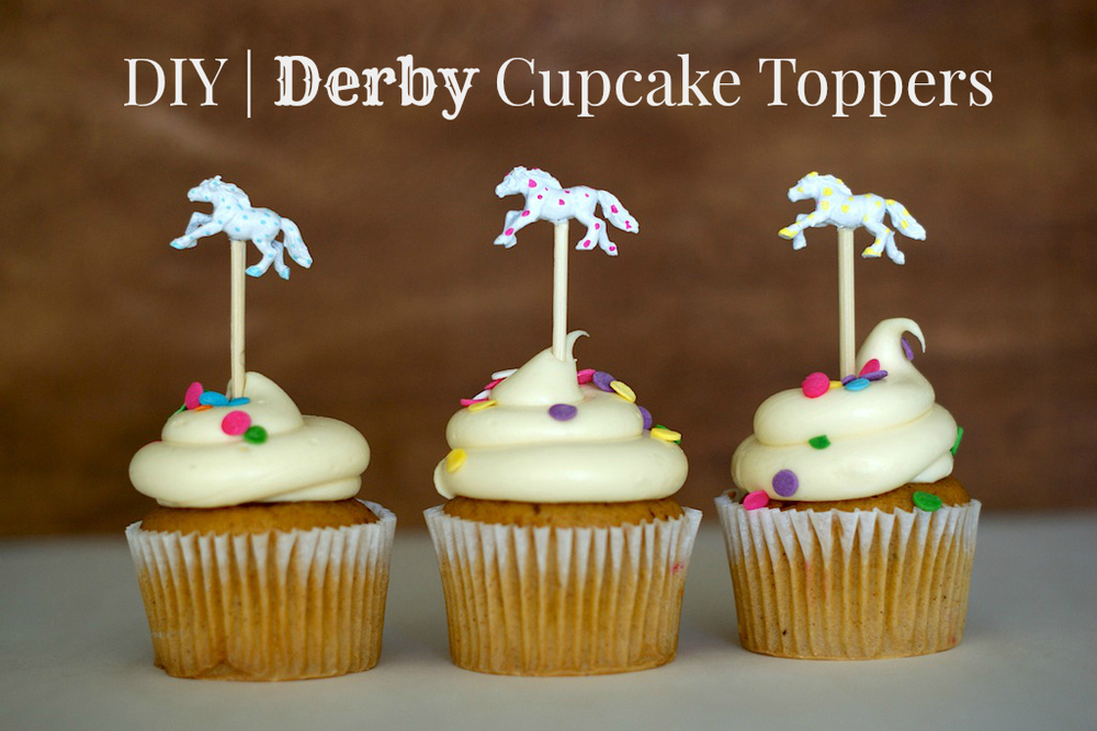 fire gange Instruere Jeg spiser morgenmad DIY Kentucky Derby Themed Cupcake Toppers — A Charming Project