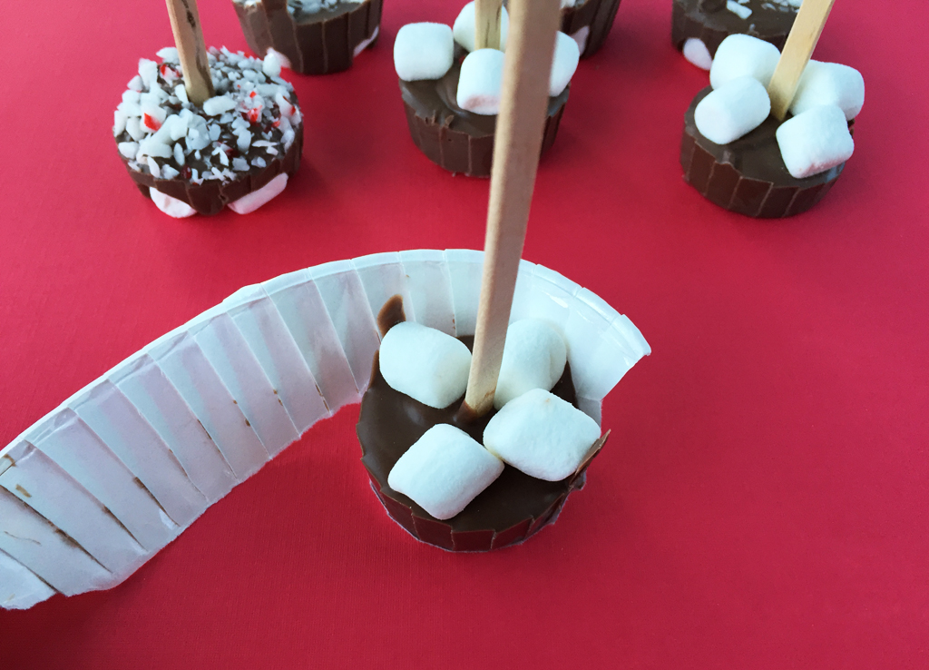 Make your own Holiday Hot Chocolate Stirrers — A Charming Project