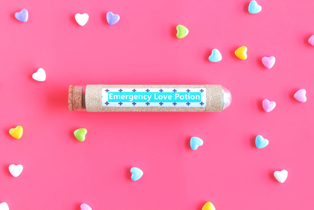Free Printable Valentine: DIY Emergency Love Potion — A Charming Project