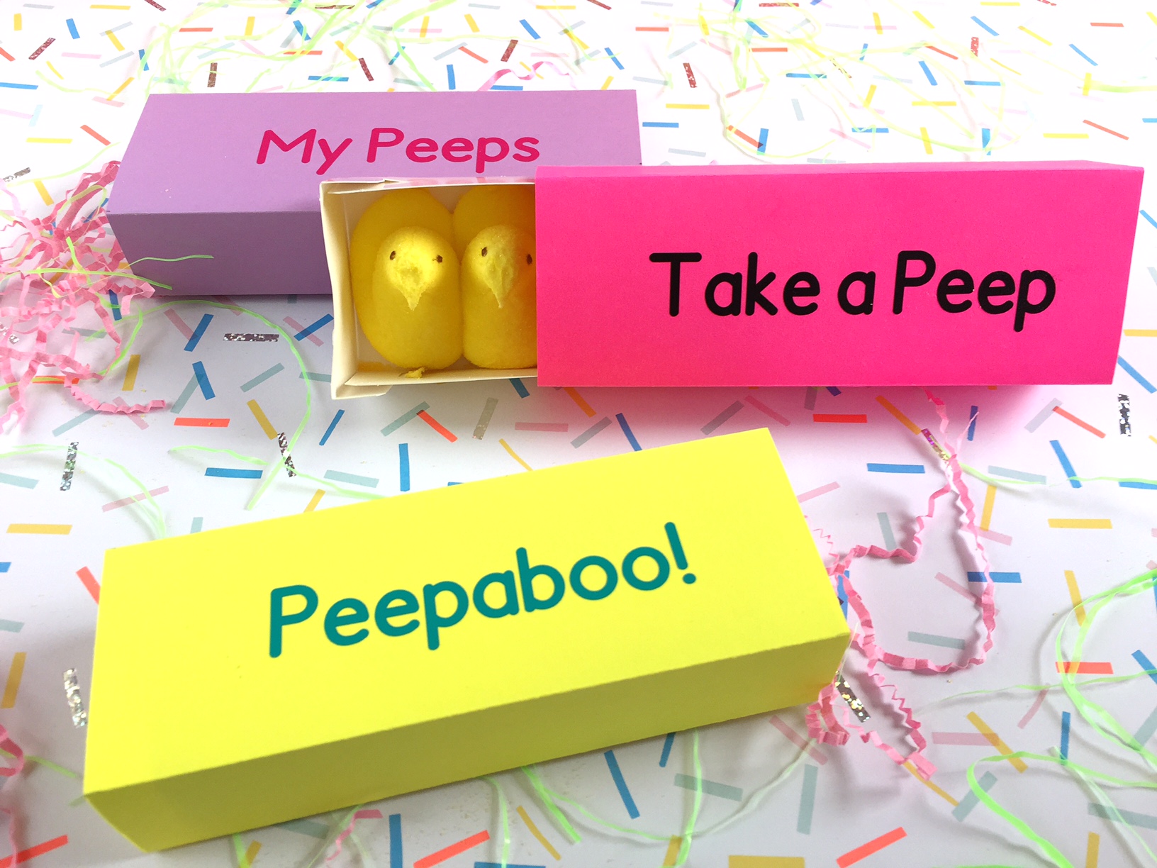 Make your own Peeps treat boxes — A Charming Project