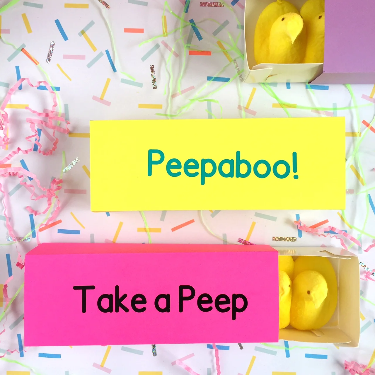 Make your own Peeps treat boxes — A Charming Project