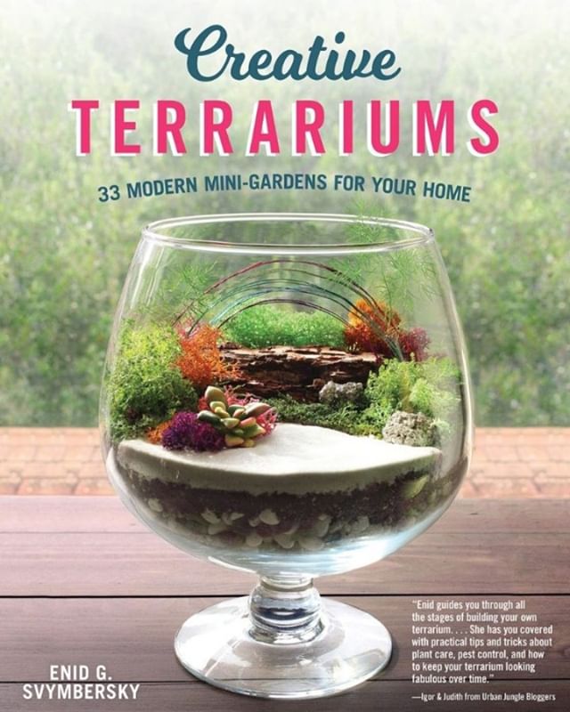 Dear friends! I can finally tell you my big news, I wrote a book! It&rsquo;s called Creative Terrariums, 33 Modern Mini-Gardens for Your Home. As some of you already know, I love sharing all sorts of crafty ideas and projects { link in profile }. Aft