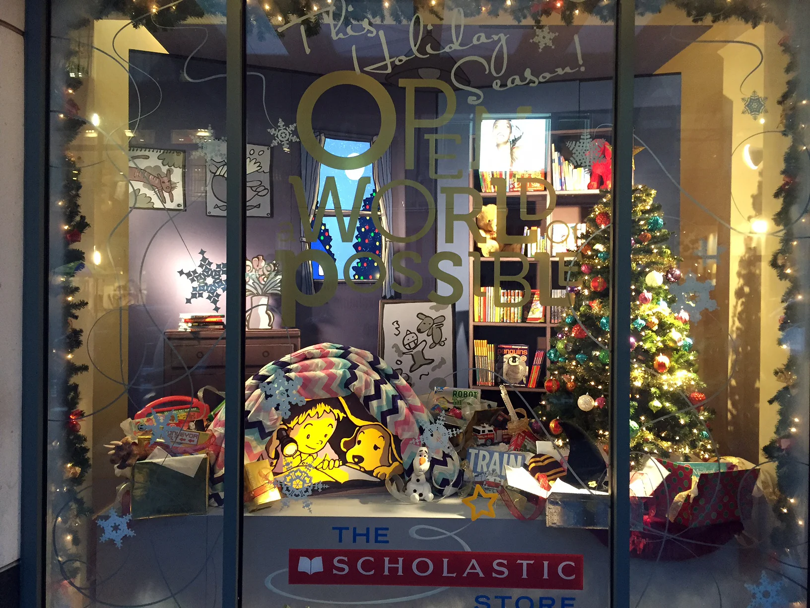  Scholastic store Window Display 