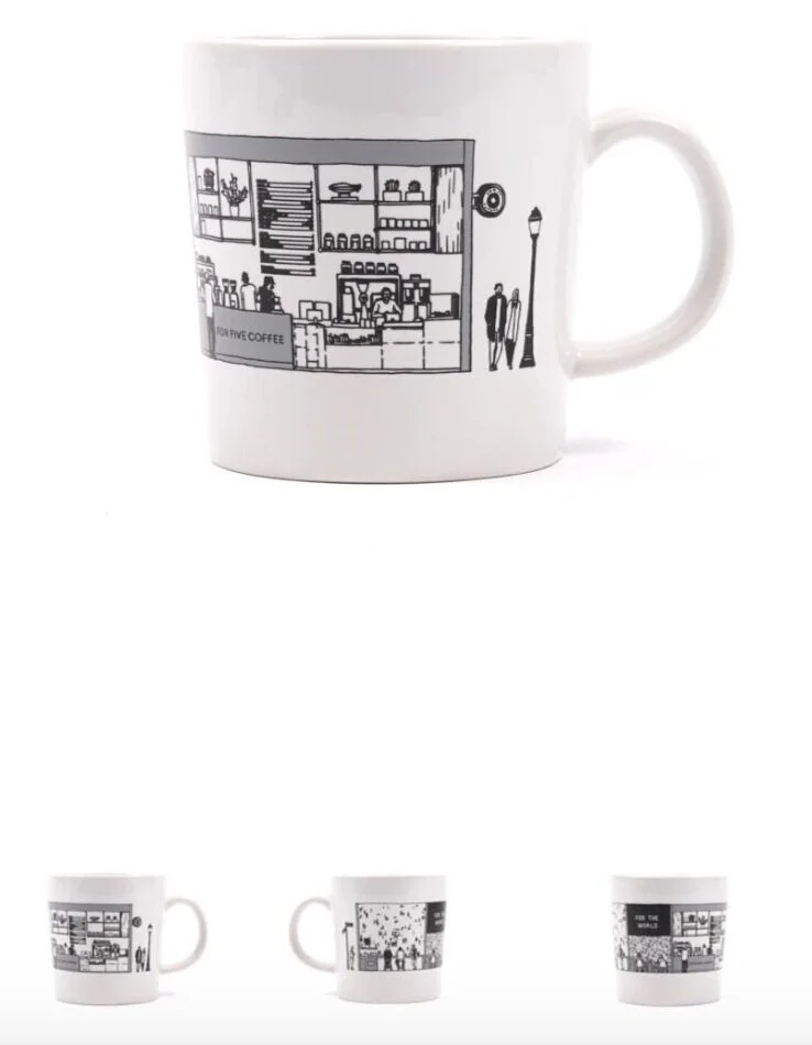 For Five Coffee Roasters - Time Square Mug