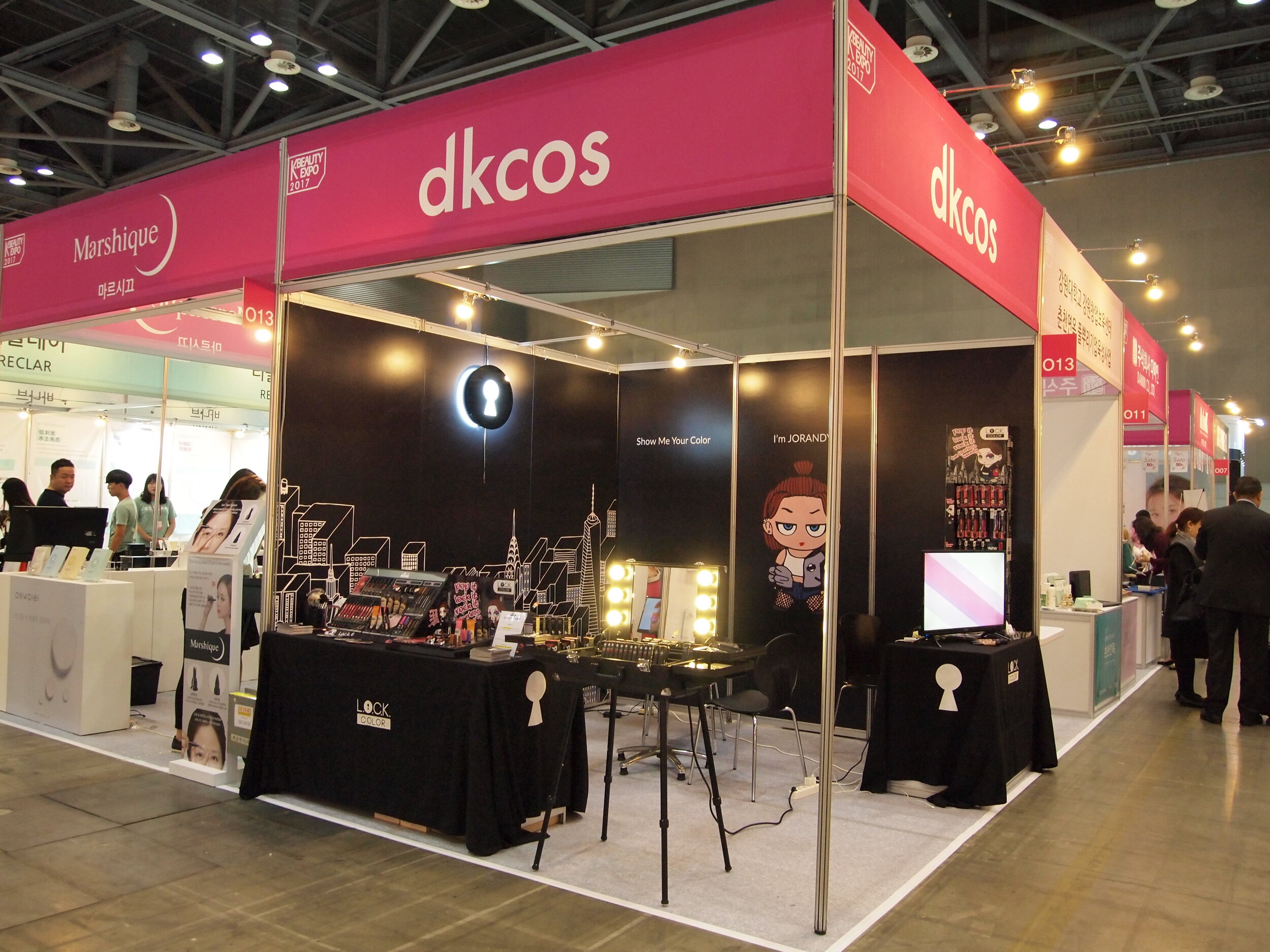  DK Cos Booth .  .  .   