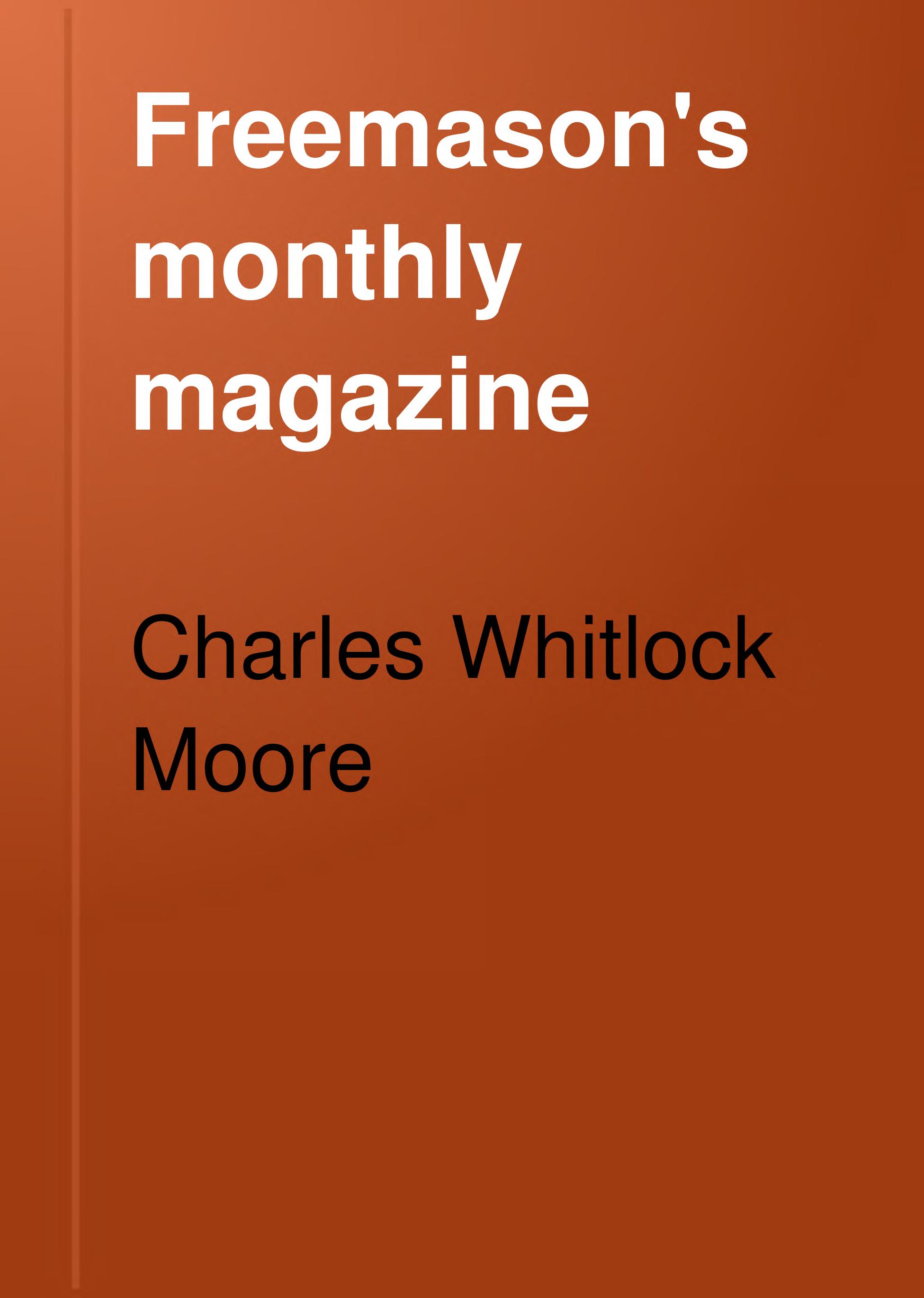 The Freemason's Monthly