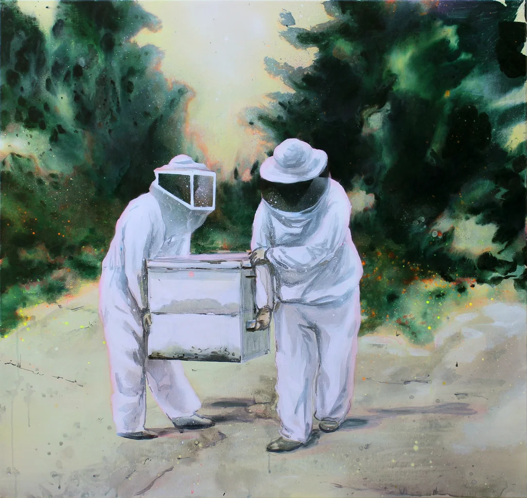 Kristína Mésároš - Schemnitz Gallery | Harvest II, acrylic on canvas, 90x95cm, 2017.jpg