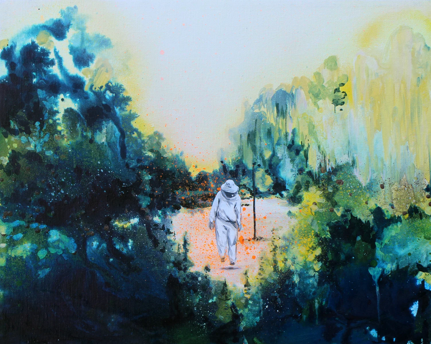 Kristína Mésároš - Schemnitz Gallery | no ground , acrylic on canvas 40x50 cm, 2017.jpg
