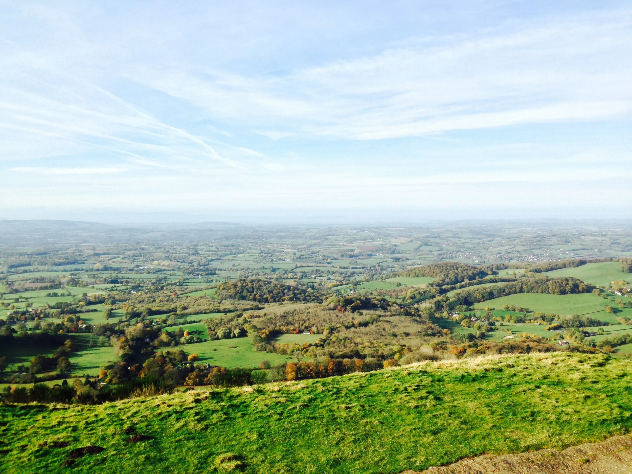 The top of the Malvern Hills, 13/11/2013