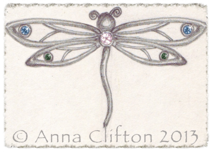Dragonfly Brooch