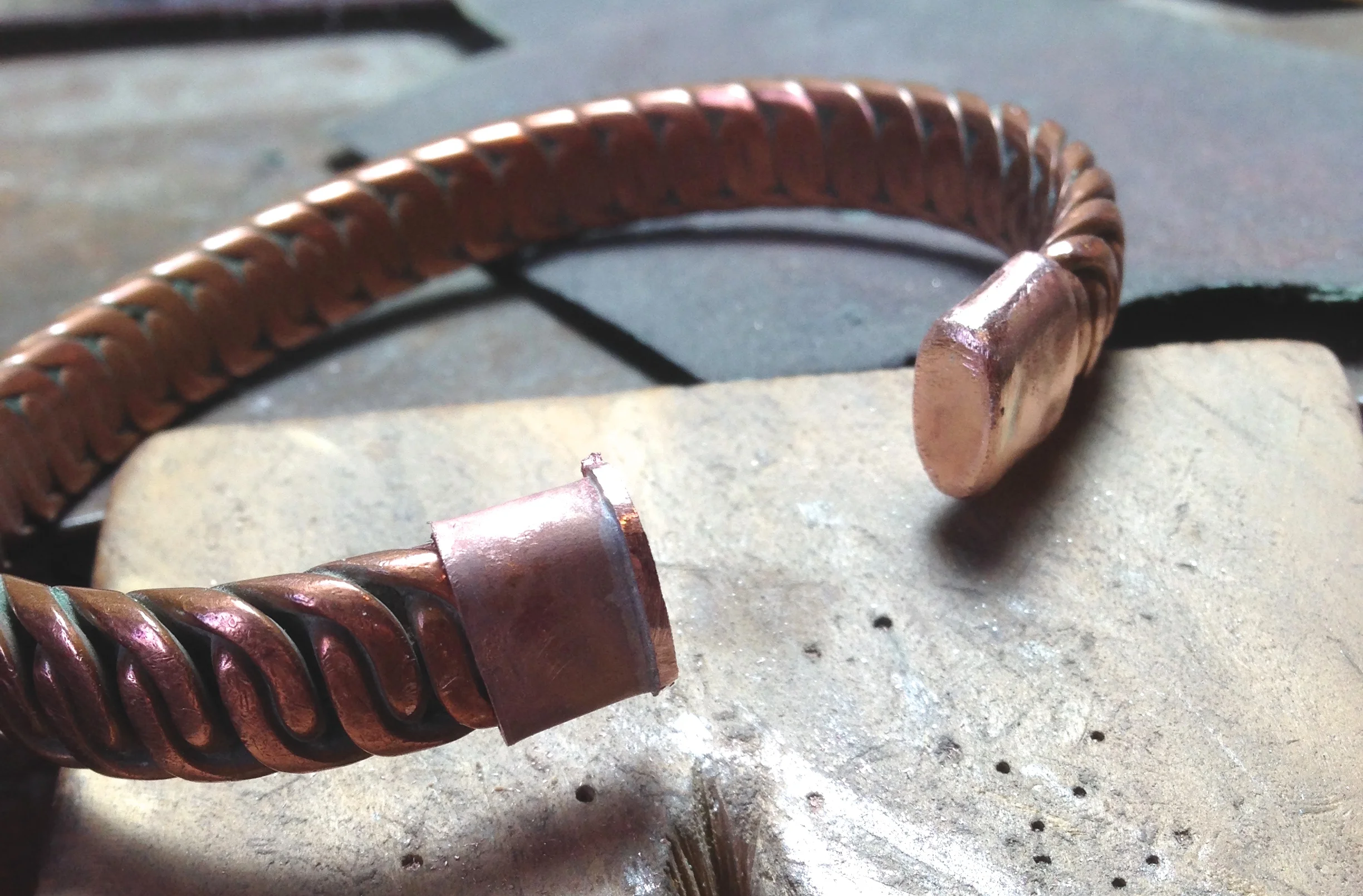 End caps hammered on ready for finishing.