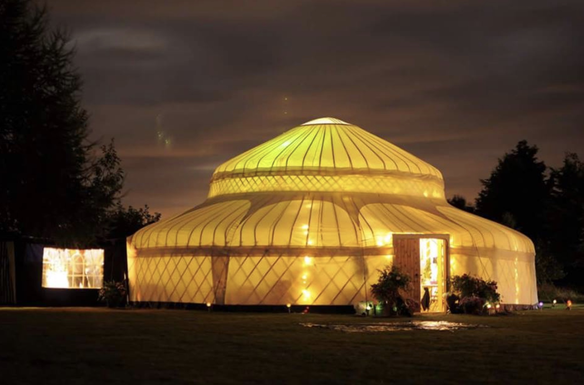Photo from Cheltenham Yurt Hire’s website