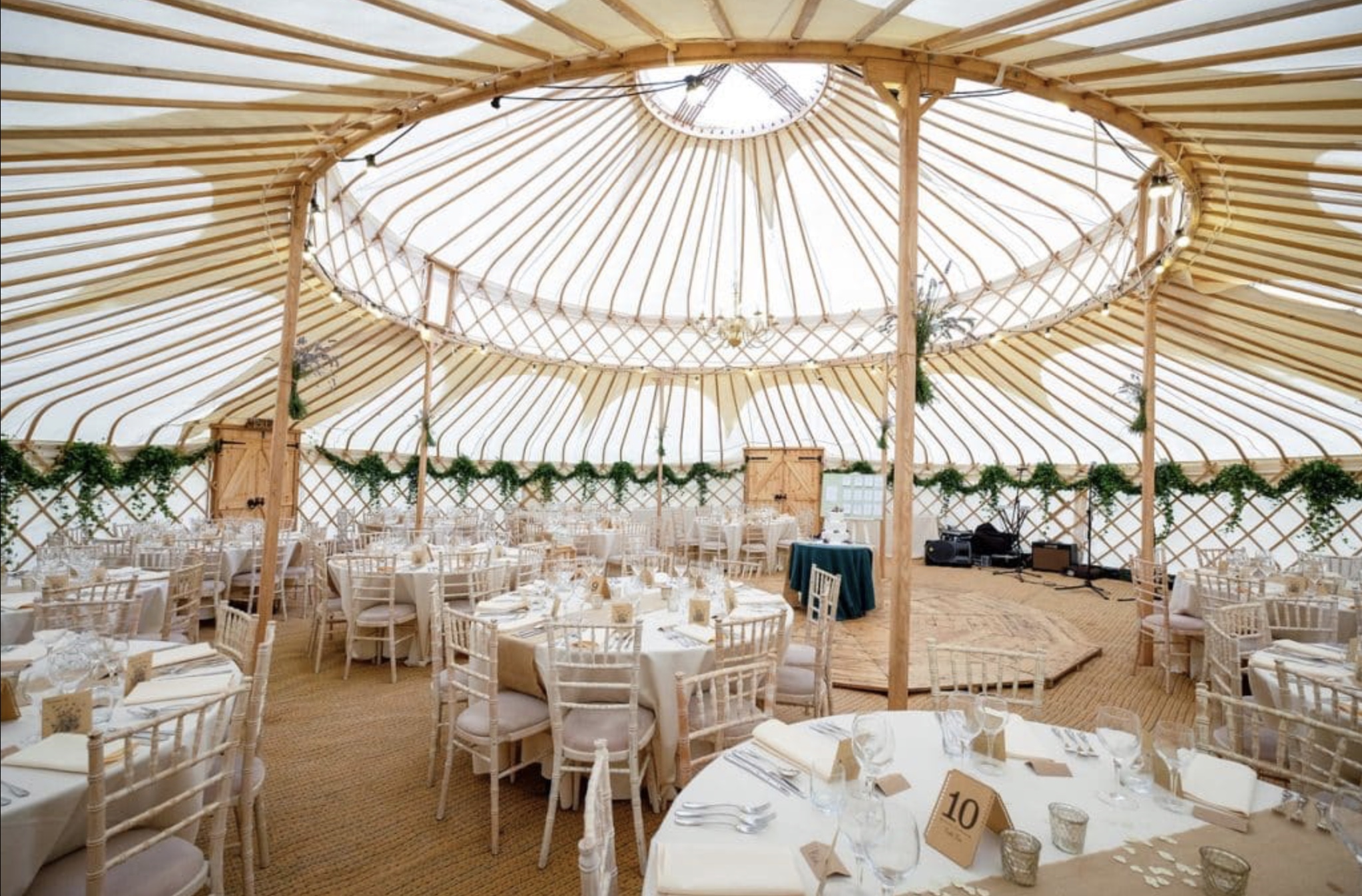 Photo from Cheltenham Yurt Hire’s website