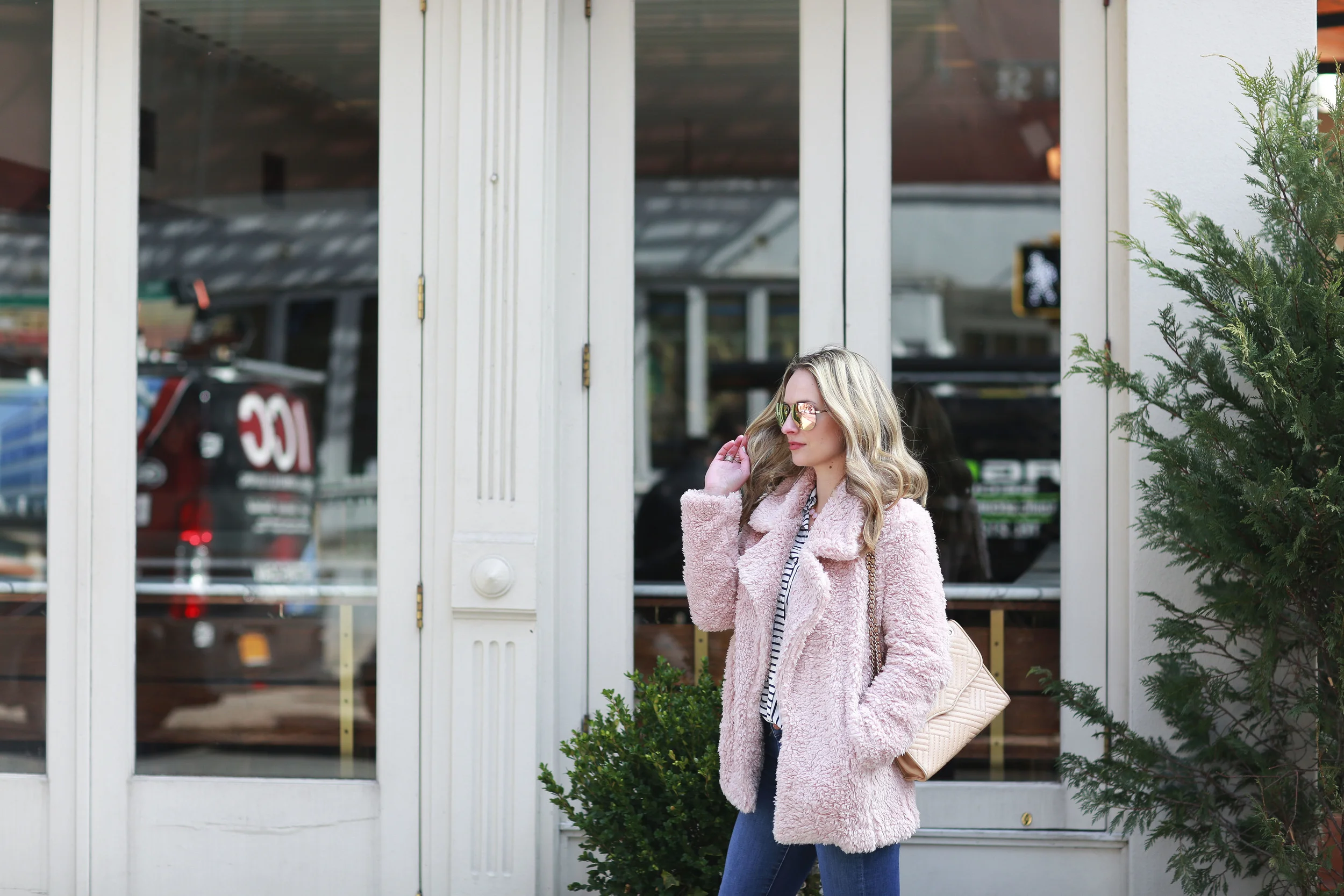Pink Fuzzy Coat